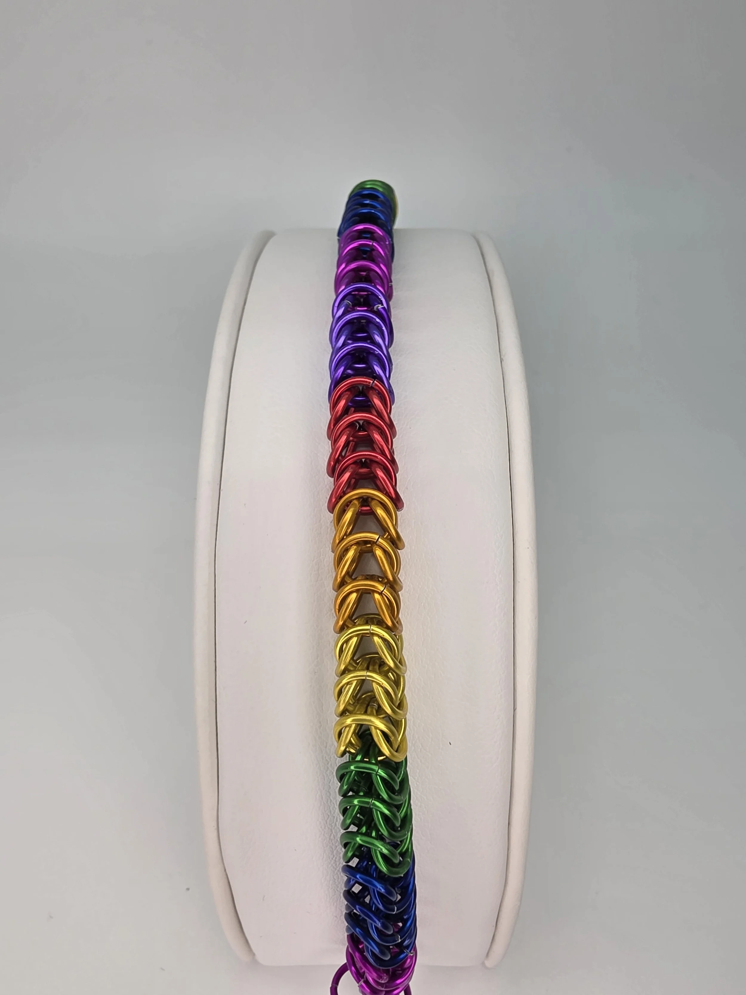 Love & Light Rainbow Chainmail Bracelet