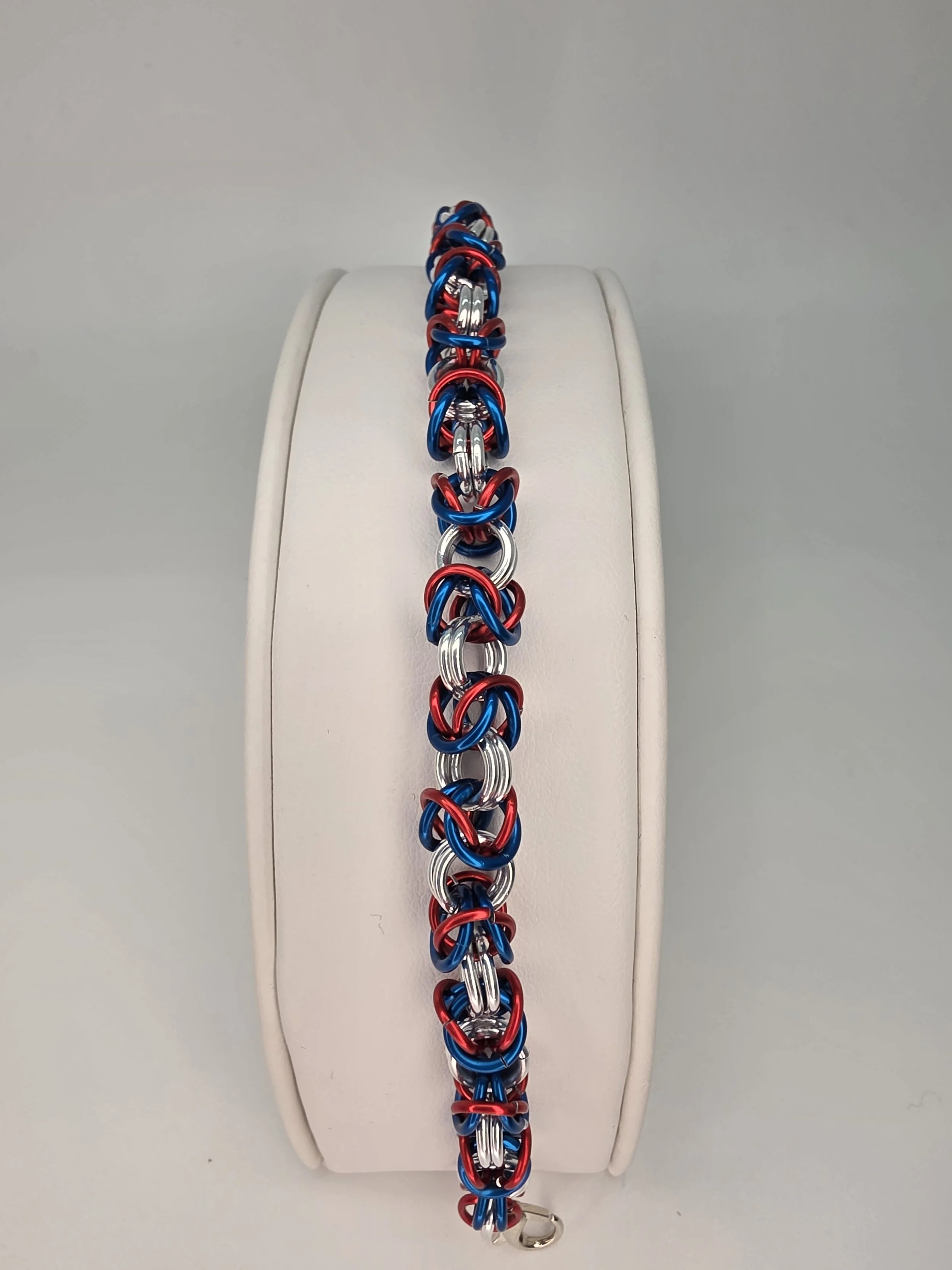 Star Spangled Elegance Chainmail Bracelet
