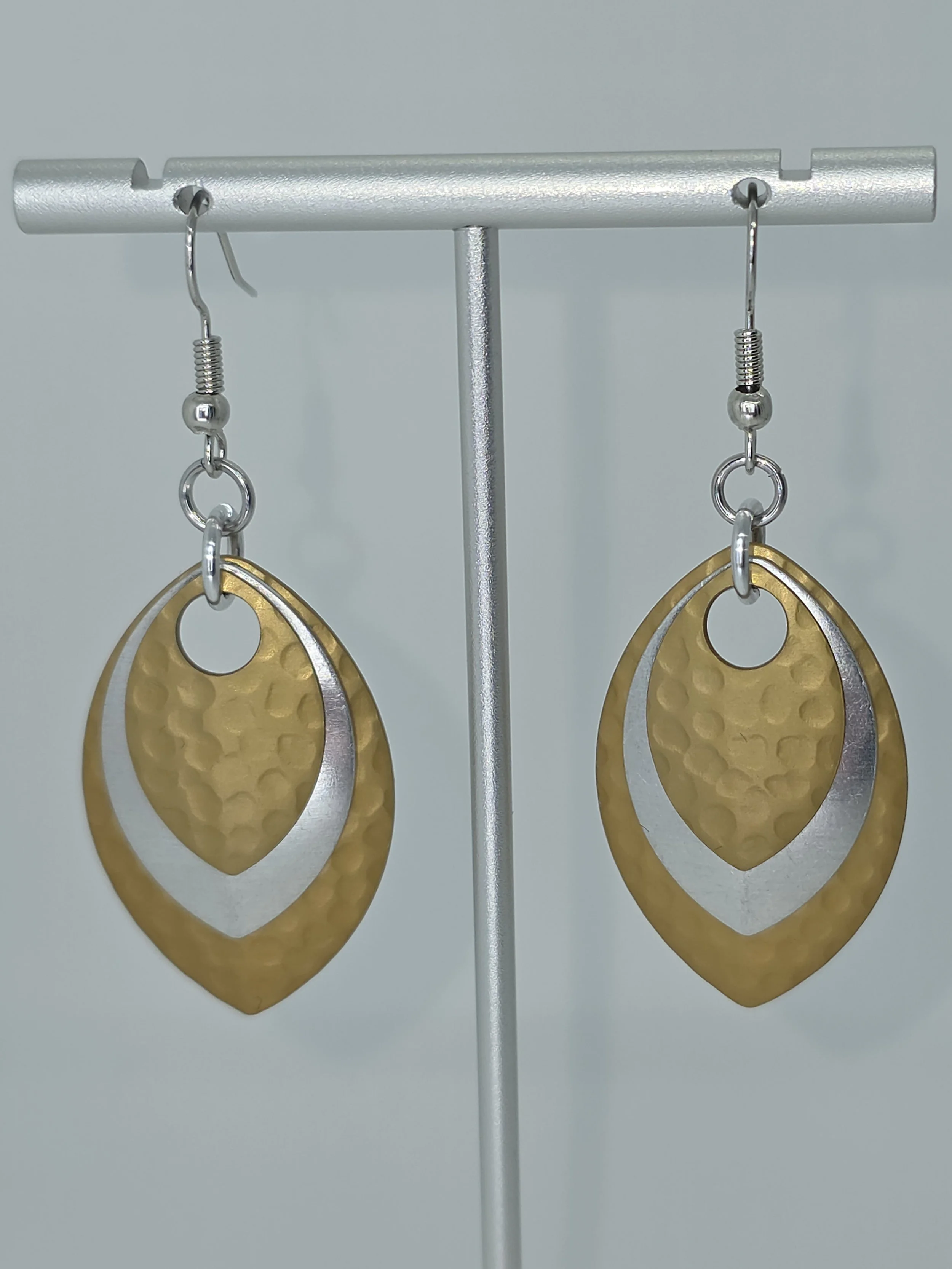 Golden Dawn Scales Dragon Scale Earrings