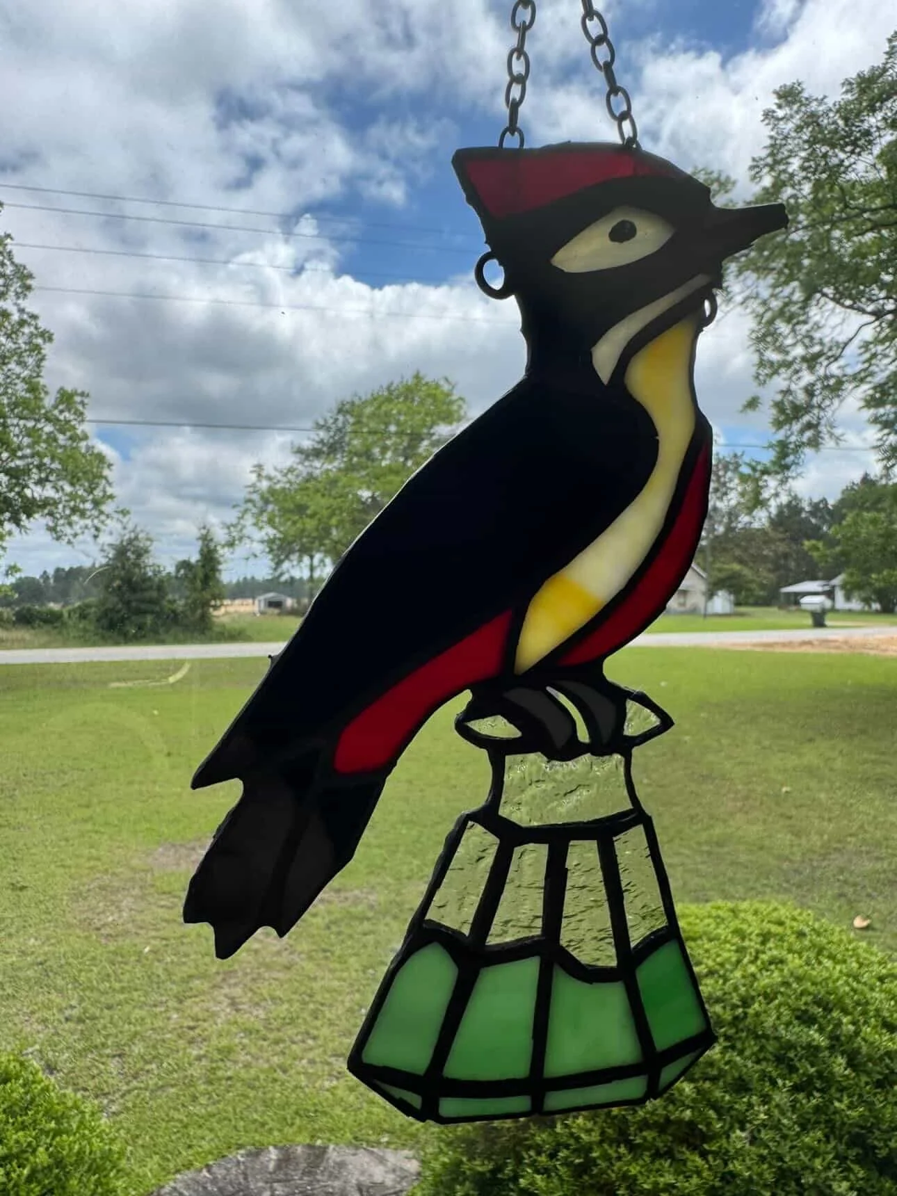 Woodpecker on Potion Bottle