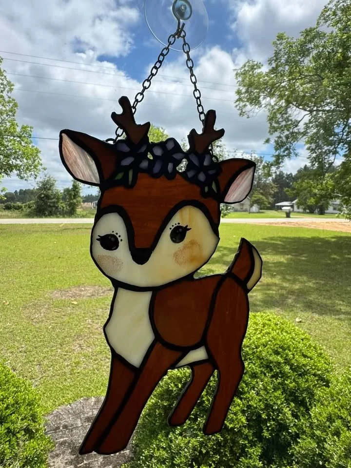 Fawn with Flower Crown