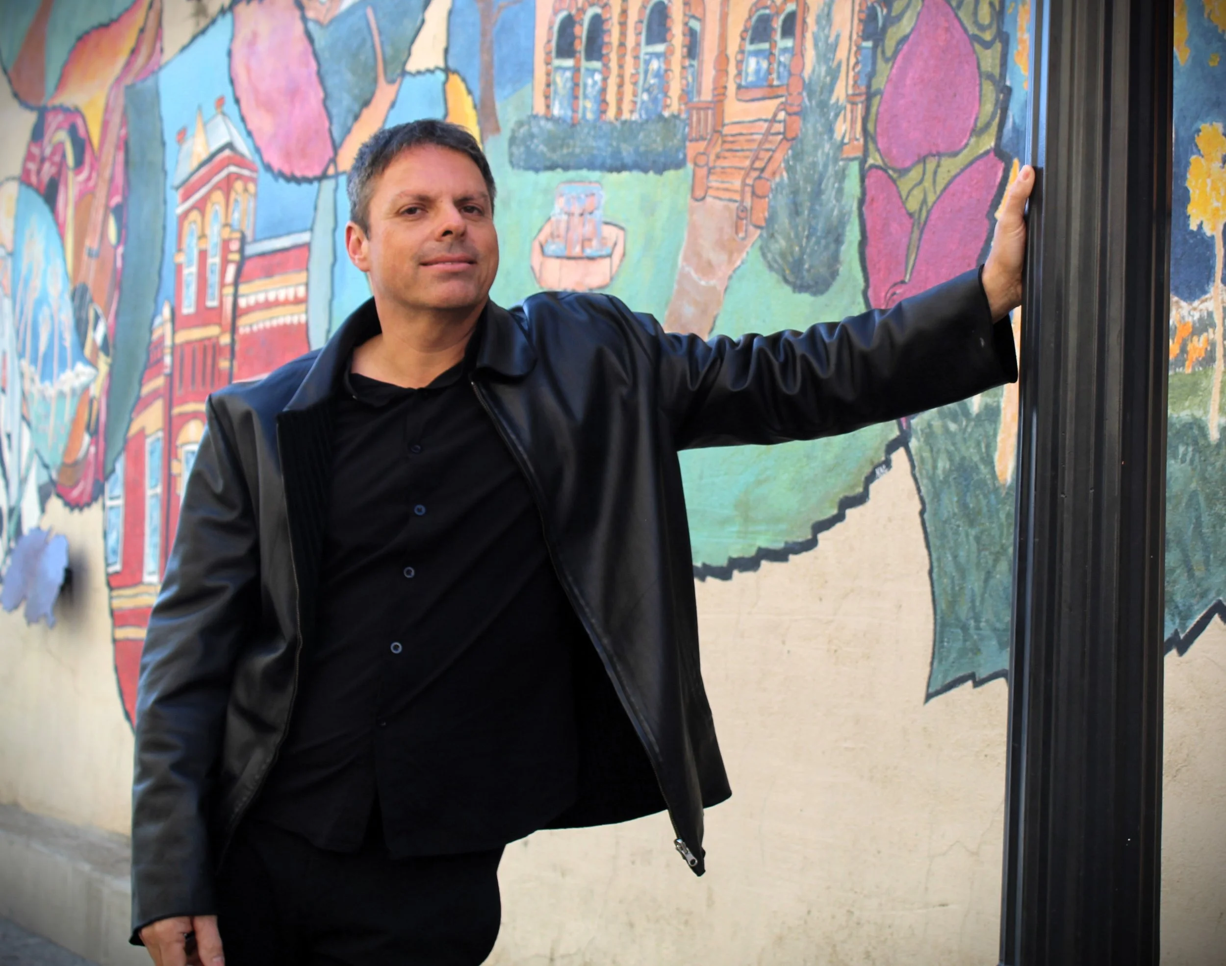 Scott Solo - Leaning Against Pole (Closer Up).JPG