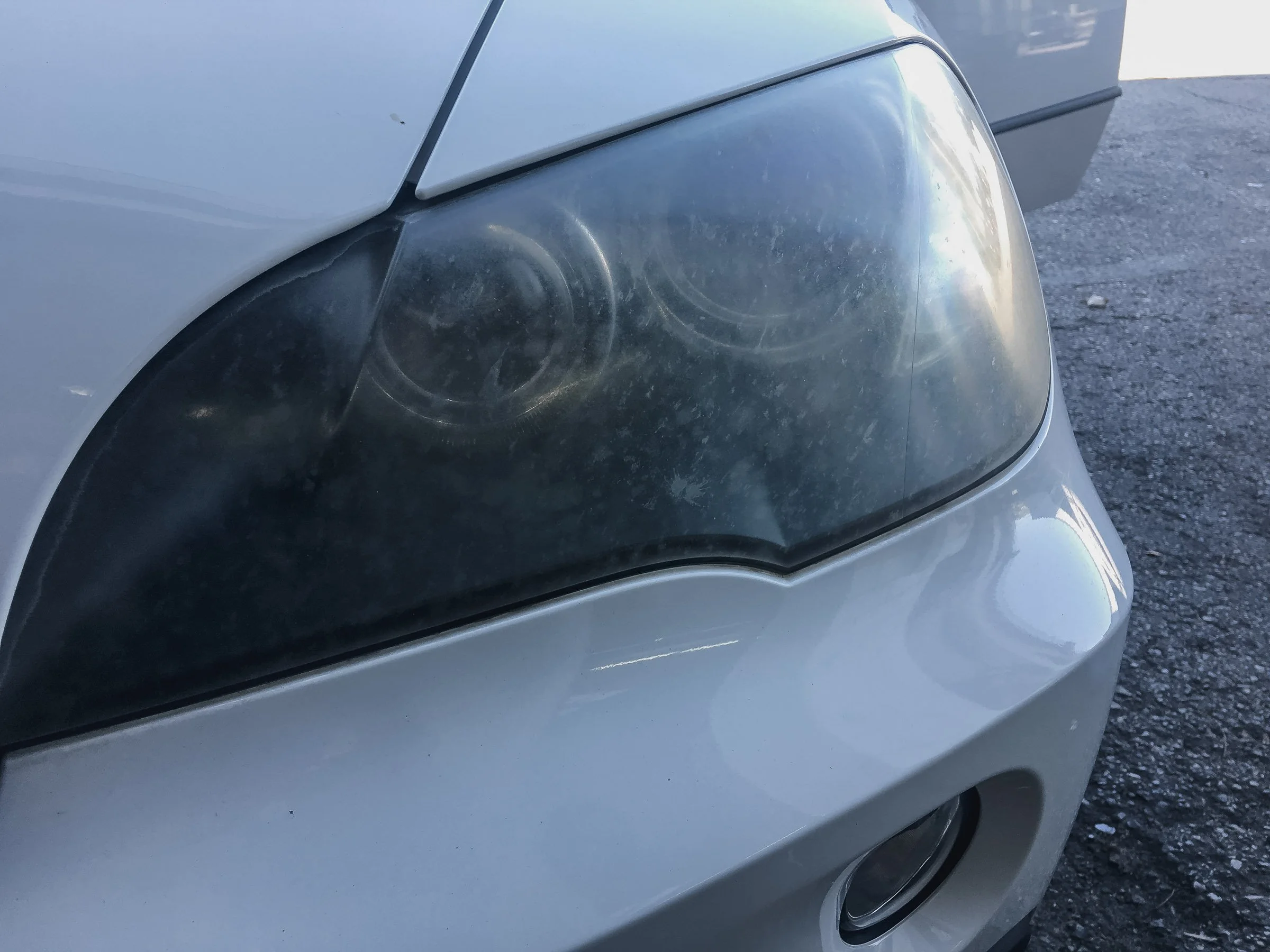Headlight restoration car detailing before and after