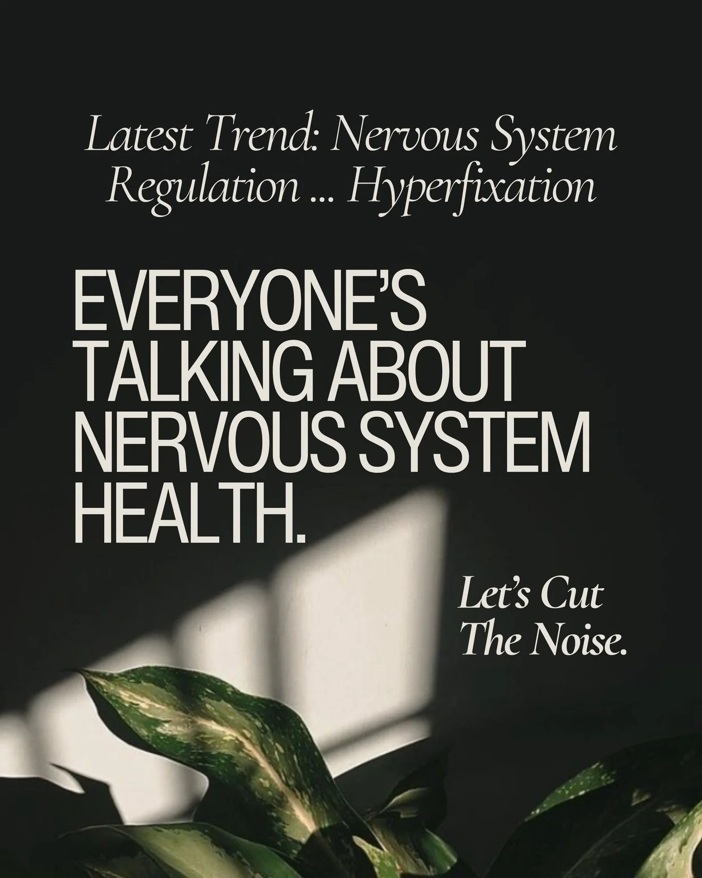 Everyone&rsquo;s talking about &ldquo;nervous system regulation.&rdquo; 

And yes, regulation tools matter. Breathwork, journaling, cold exposure, EFT&hellip; they can help. But tools don&rsquo;t replace the foundation.

If your system is under-resou