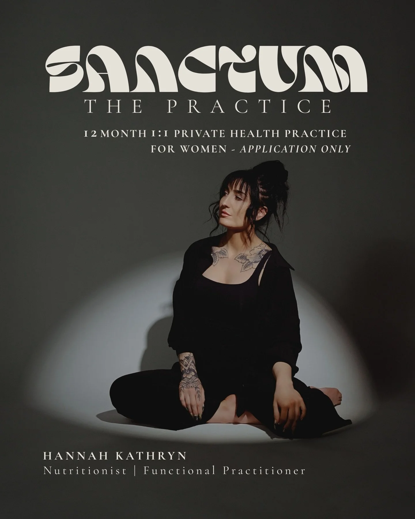 SANCTUM &mdash; What Is It?
If your body has been carrying too much for too long, this is for you.

Sanctum is where we rebuild what&rsquo;s underneath the symptoms, so stability becomes your baseline.

This is 12 months of 1:1 private work.
No chaos