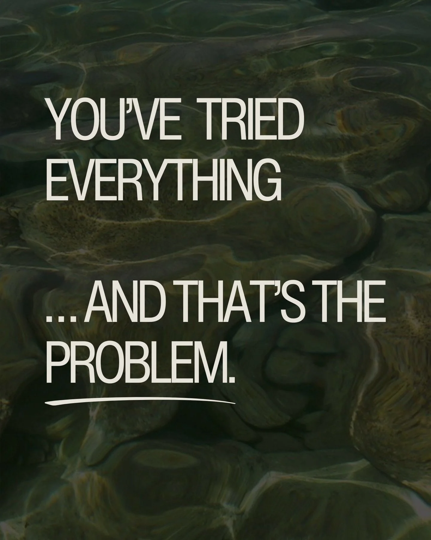 You didn&rsquo;t fail.
You got caught in a loop:

try harder &rarr; add more &rarr; crash &rarr; blame yourself &rarr; start over.

The problem isn&rsquo;t discipline.
It&rsquo;s that you&rsquo;ve never had a framework for what your body is communica