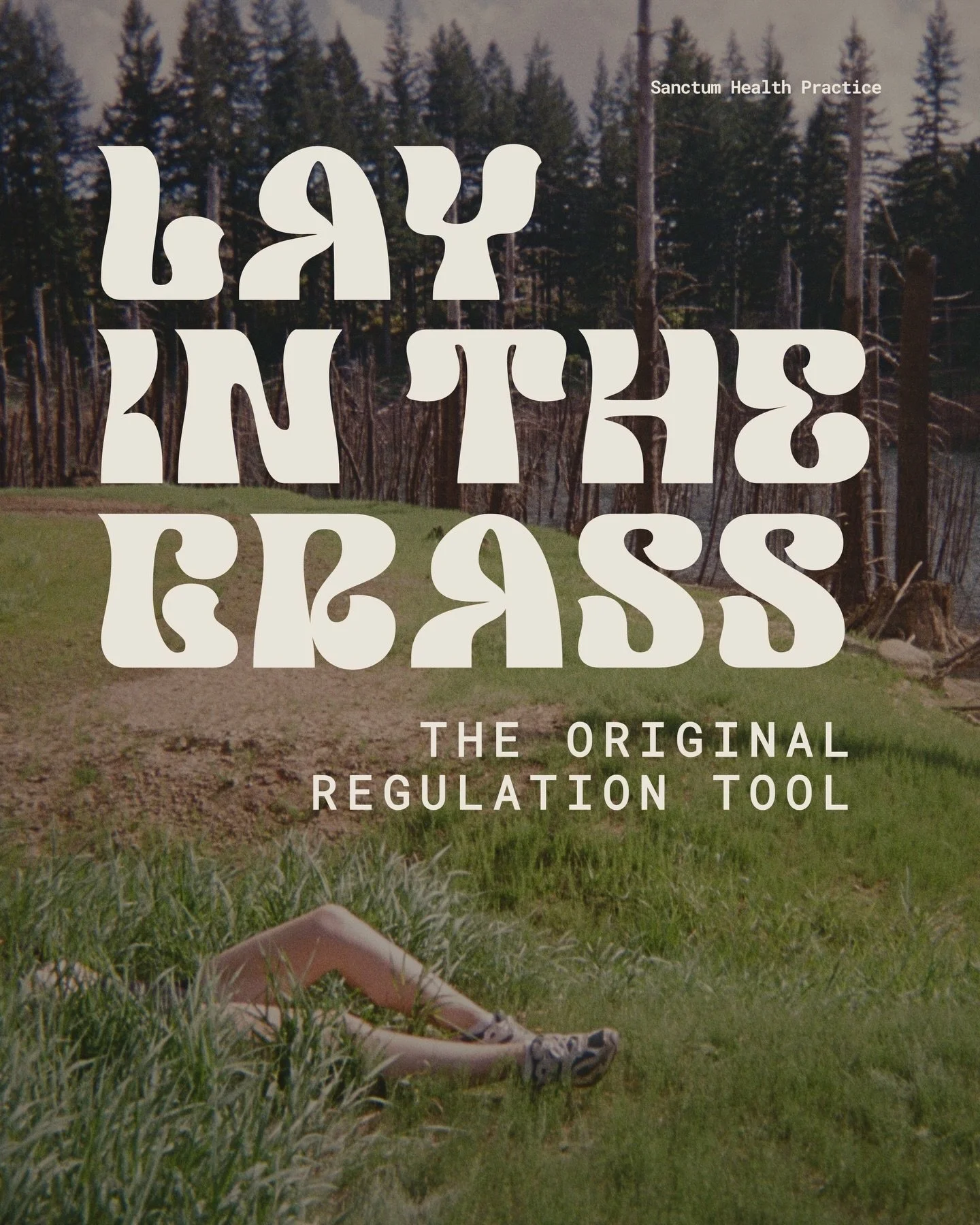 I&rsquo;m happiest laying in the grass. Everyone who knows me will tell you that.

Not journaling.
Not cold plunging.
Not optimizing my morning routine.

Just... laying in the grass.

It&rsquo;s the nervous system &ldquo;tool&rdquo; I&rsquo;ve used m