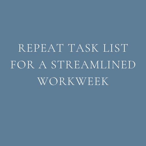 Guide: How To Master Your Workweek System
