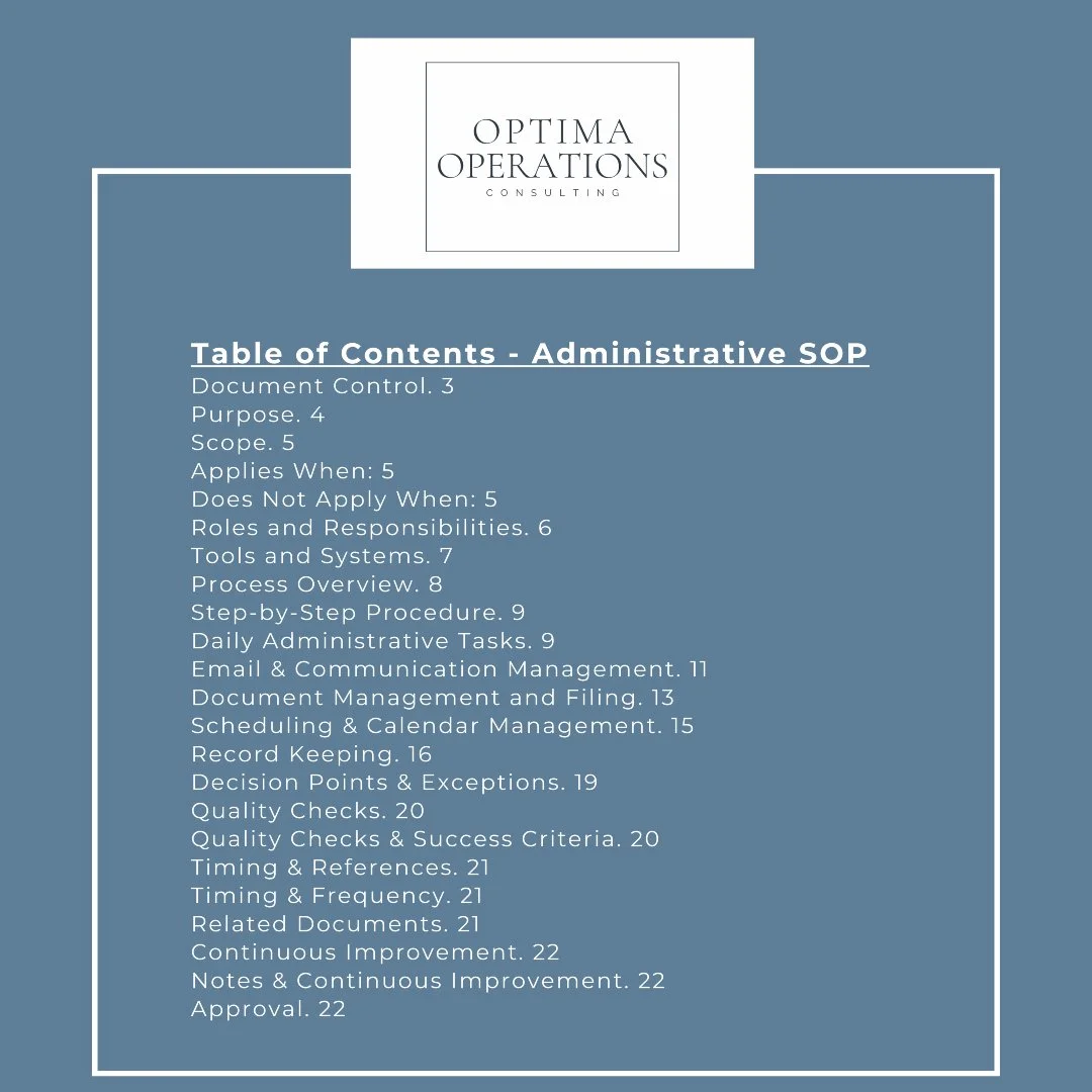 Administrative breakdown is one of the quietest growth killers.

It doesn&rsquo;t look dramatic.

It looks like:
&bull; Missed follow-ups
&bull; Forgotten approvals
&bull; Scattered notes
&bull; Calendar overload
&bull; Founder dependency

That&rsquo