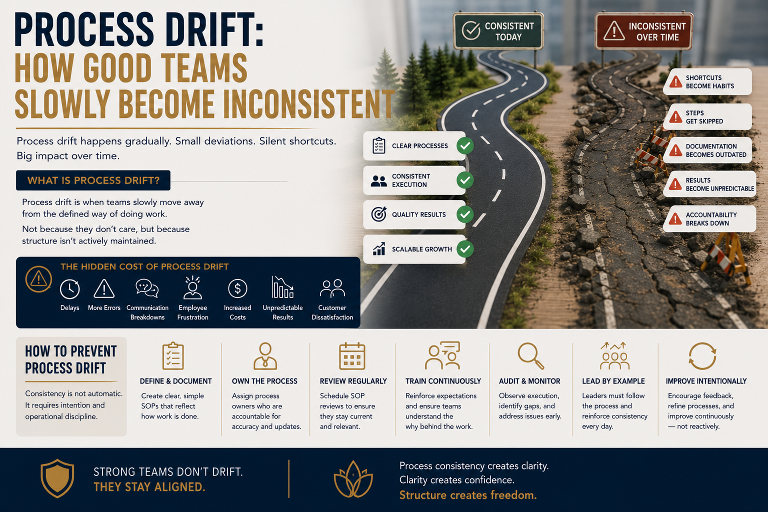 Process Drift: How Good Teams Slowly Become Inconsistent