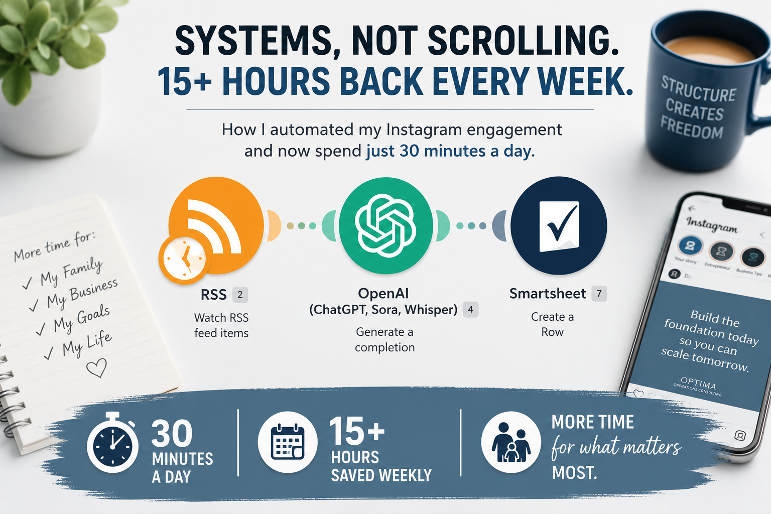 How I Saved 15+ Hours Every Week by Systemizing My Instagram Workflow