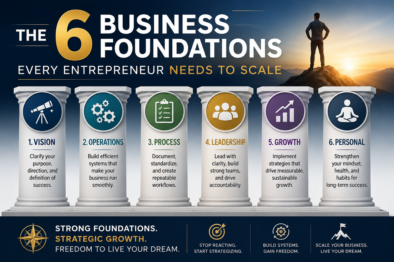The Heart of Optima Operations Consulting: Why the Six Foundations Are the Key to Building the Business You Dream About