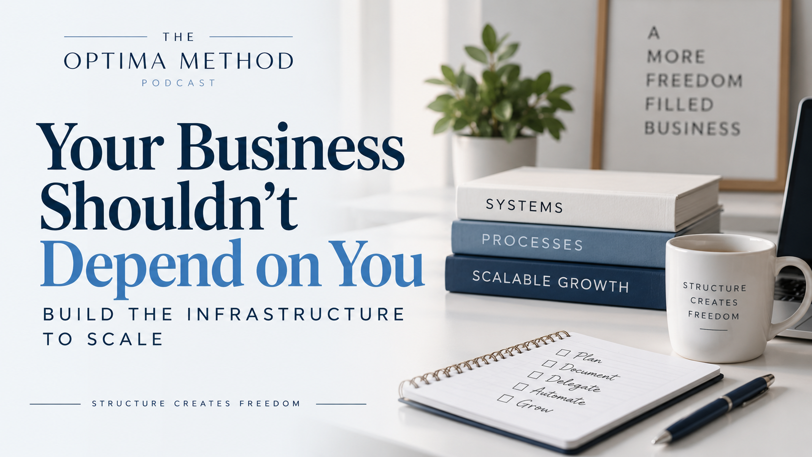 006 | Your Business Shouldn’t Depend on You: Build the Infrastructure to Scale