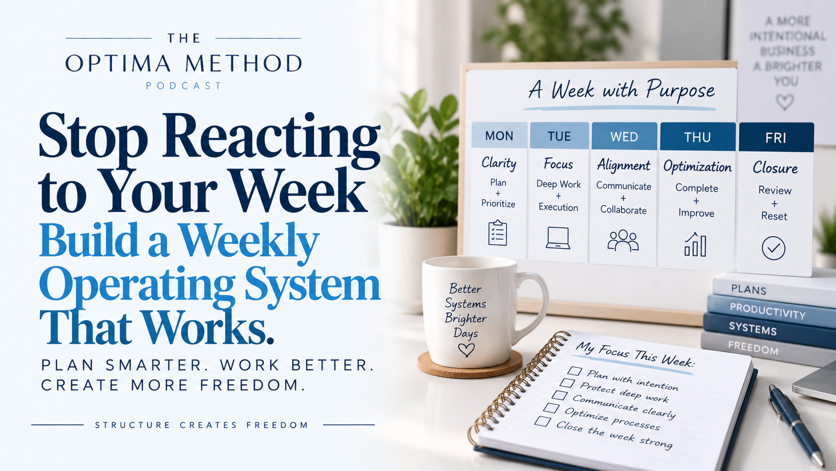 010 | Stop Reacting to Your Week: Build a Weekly Operating System That Works