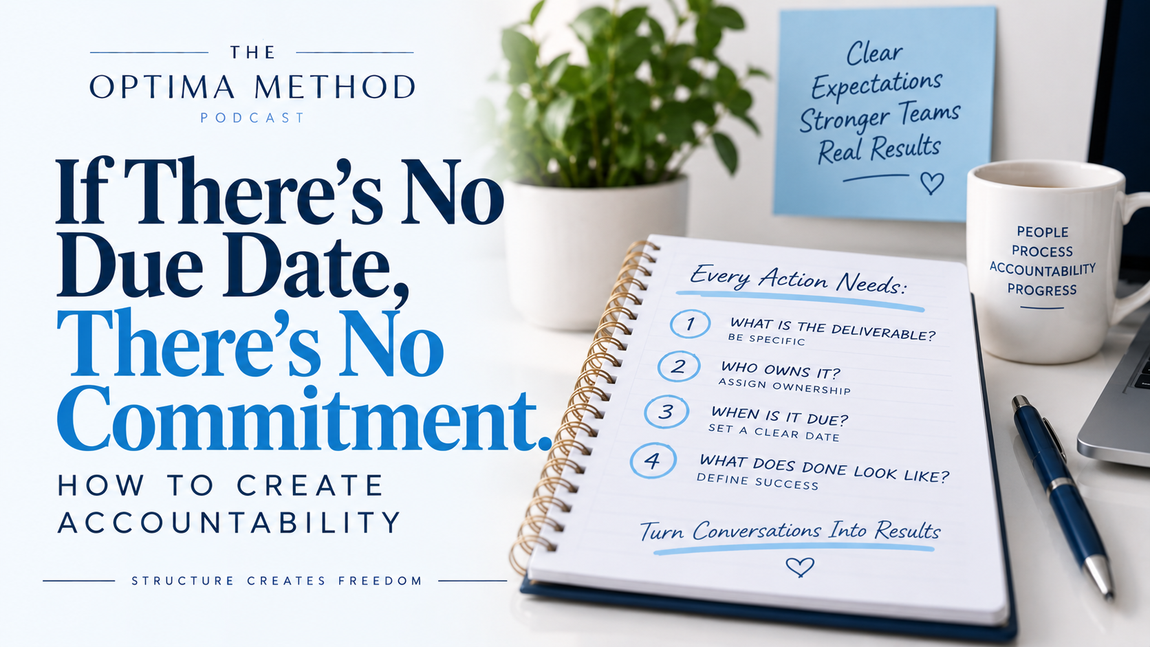 011 | If There’s No Due Date, There’s No Commitment: How to Create Accountability