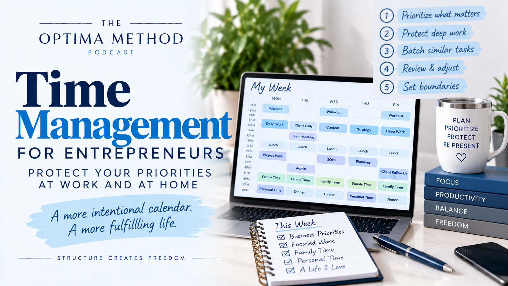 018 | Your Calendar Reflects Your Priorities: 5 Steps to Protect Your Focus, Family &amp; Energy