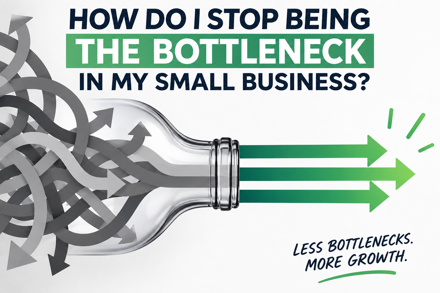 How Do I Stop Being the Bottleneck in My Small Business?