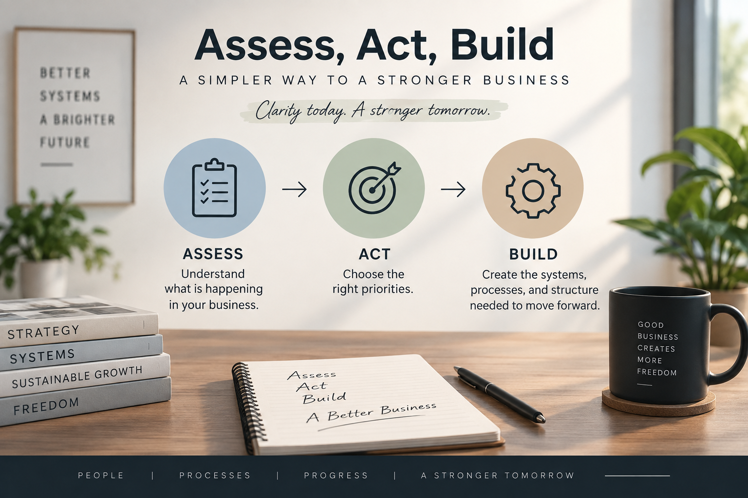 Assess, Act, Build: A Simpler Method for Building a Stronger Business