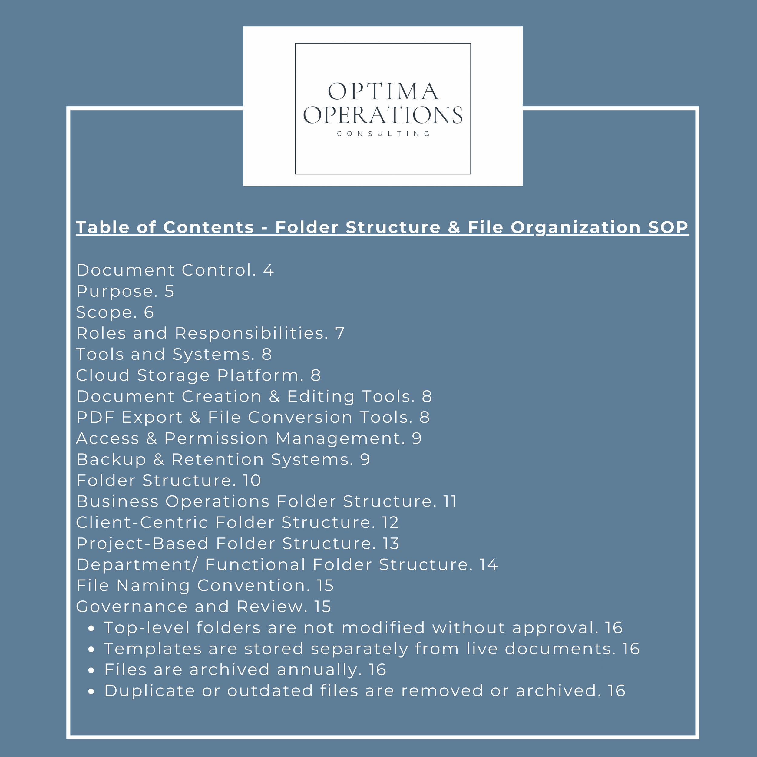 Optima - Folder Structure SOP table of contents.png