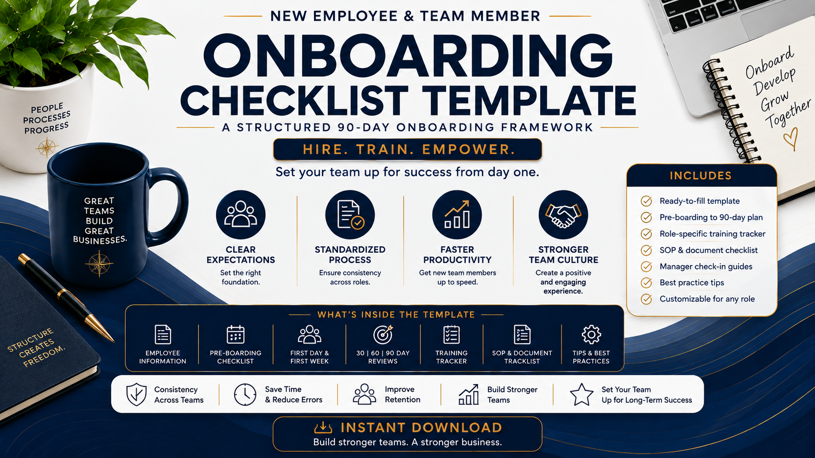 New Employee & Team Member Onboarding Checklist Template