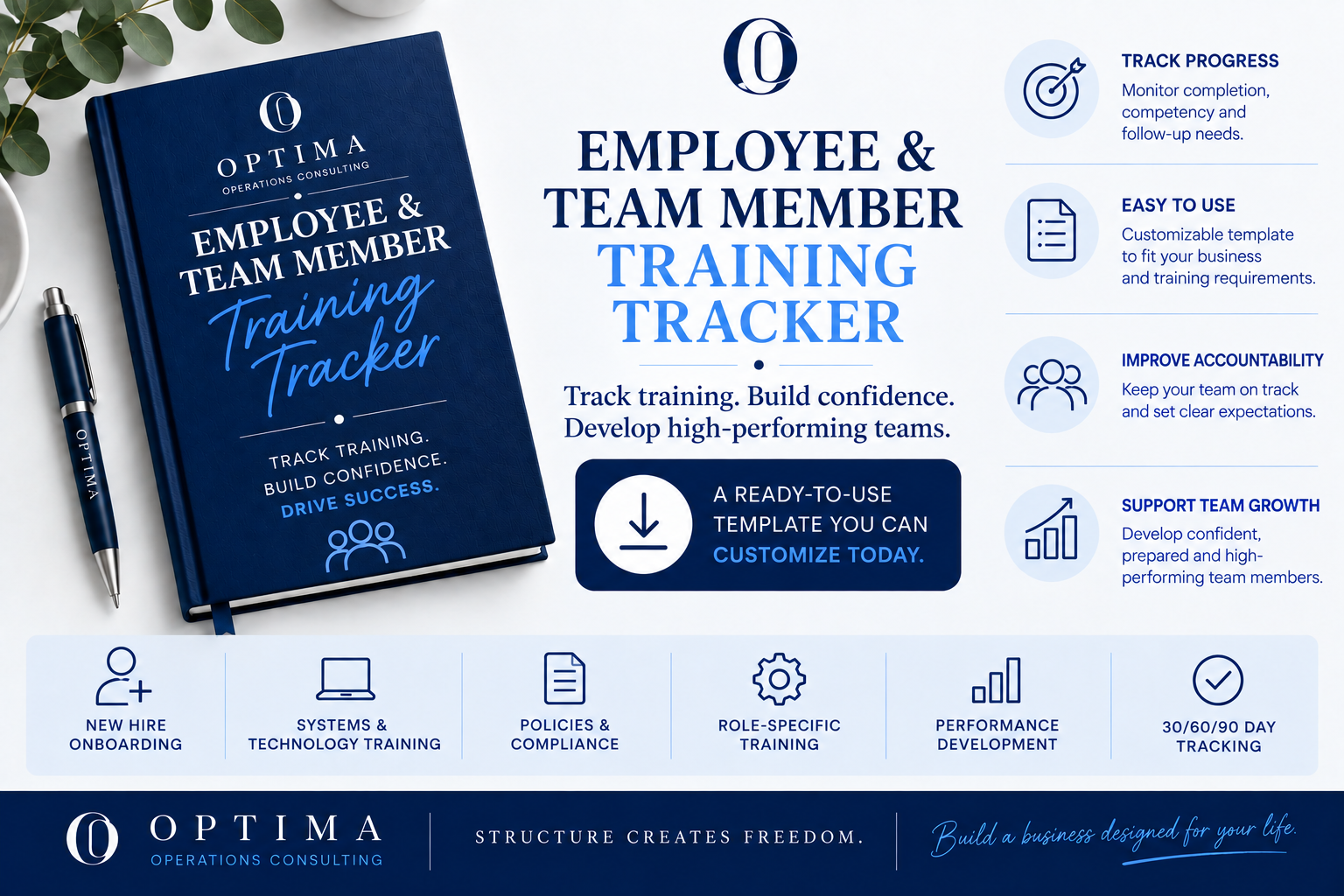 Employee & Team Member Training Tracker Template | Track Training, Progress & Competency