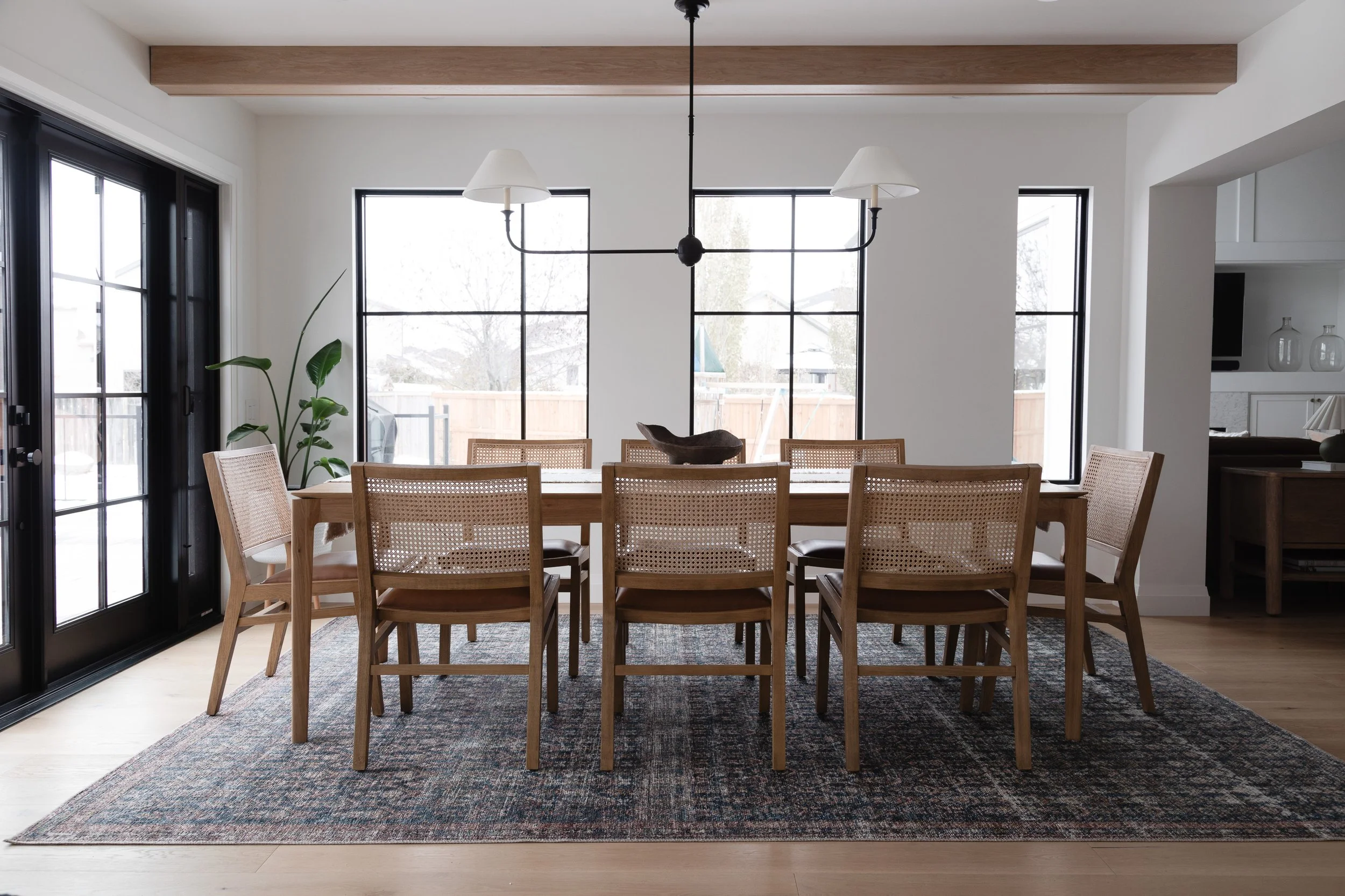 Winnipeg residential dining room by Canvas Design Studio