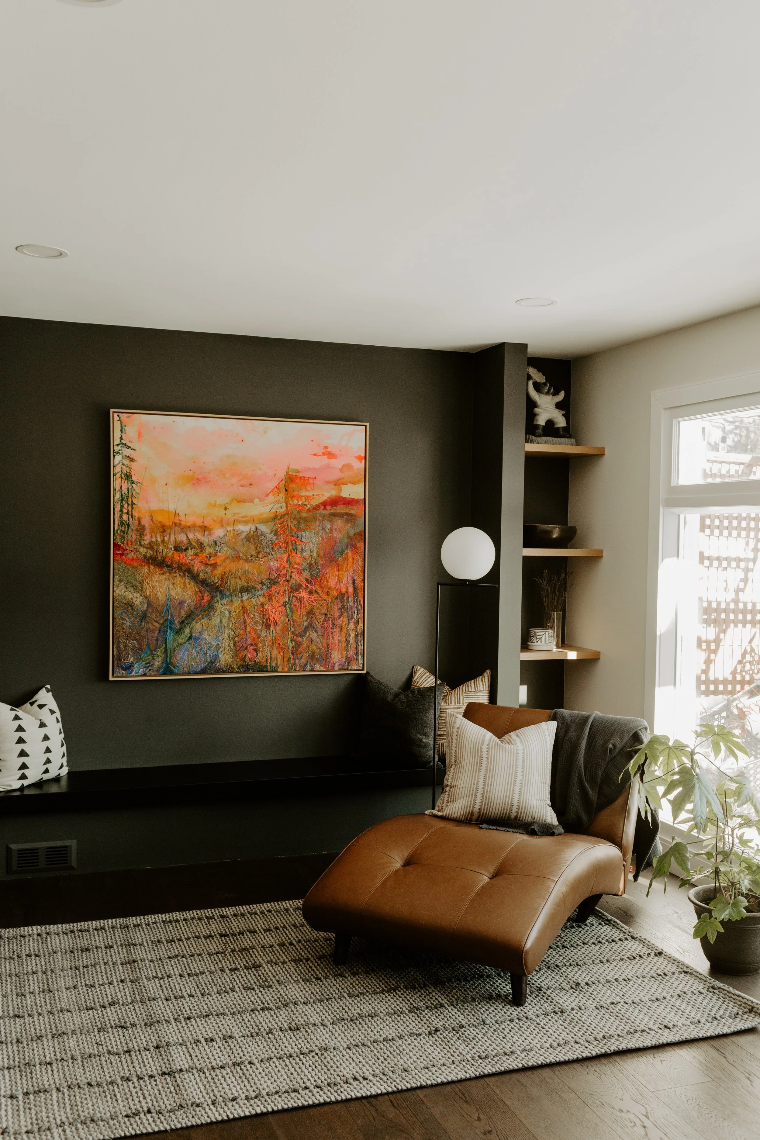 Winnipeg residential living room by Canvas Design Studio