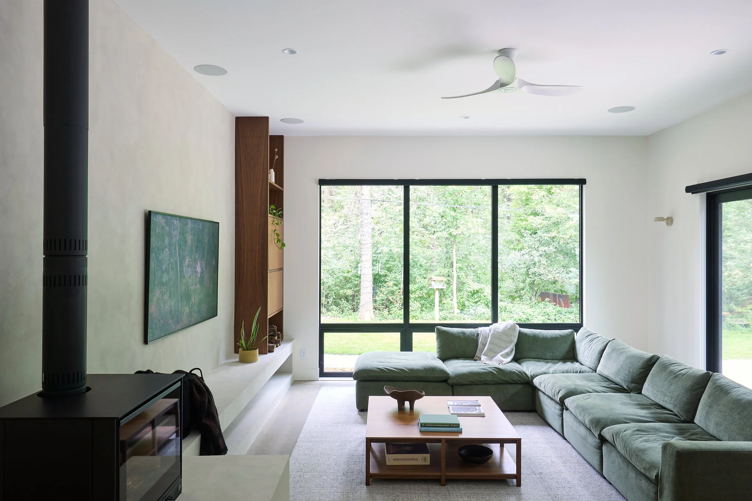 Winnipeg residential living room by Canvas Design Studio