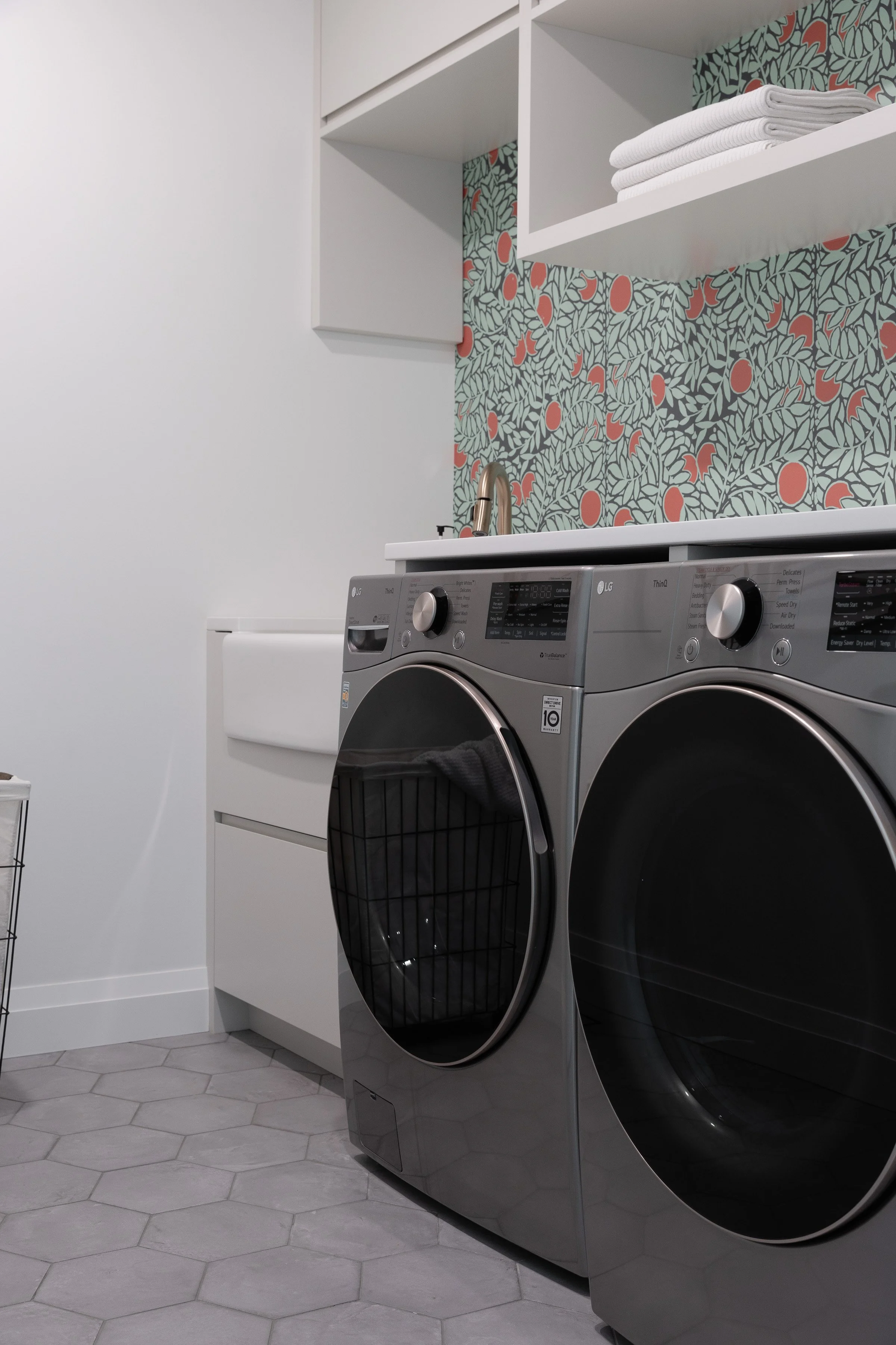 Winnipeg residential laundry room by Canvas Design Studio
