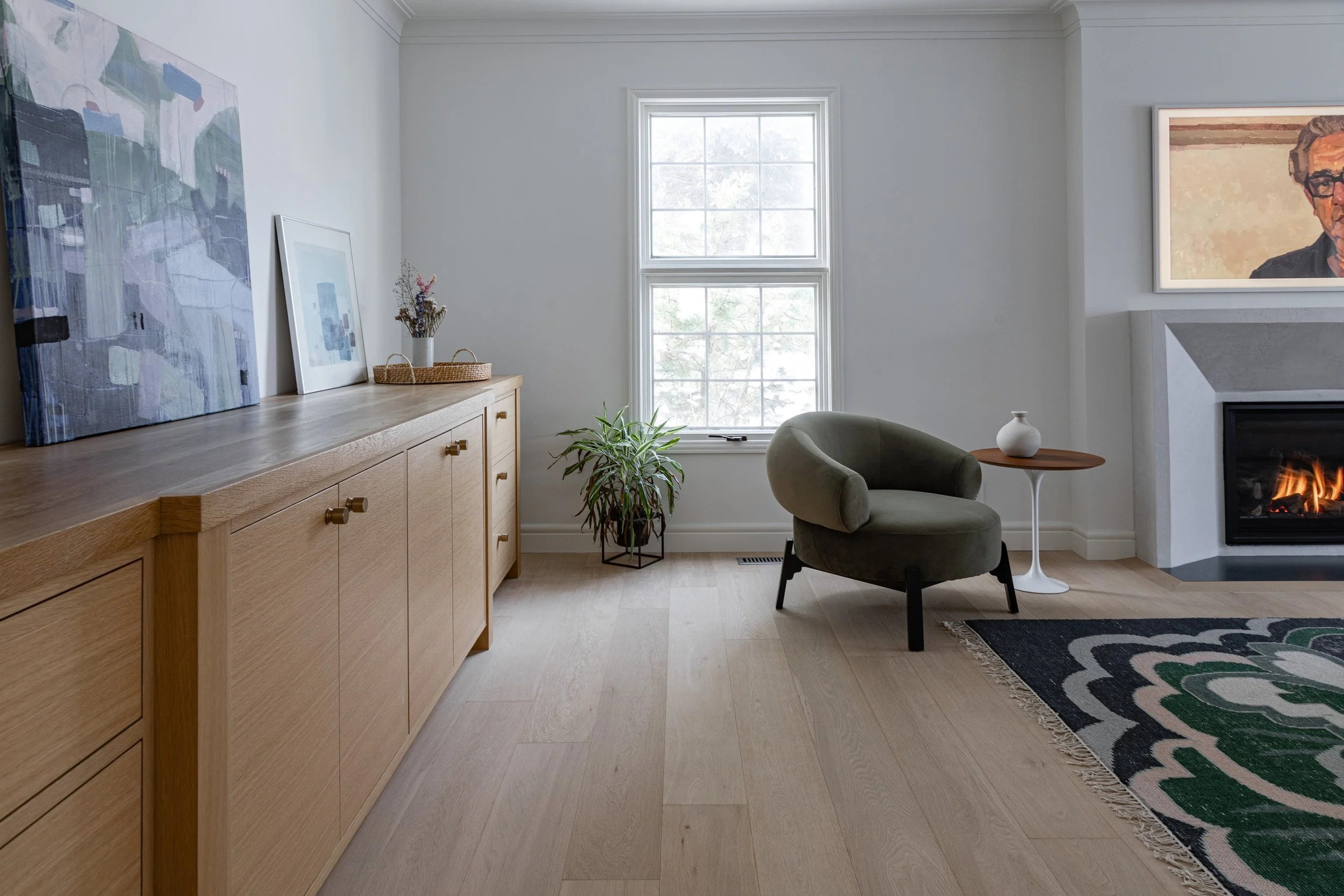 Winnipeg residential living room by Canvas Design Studio