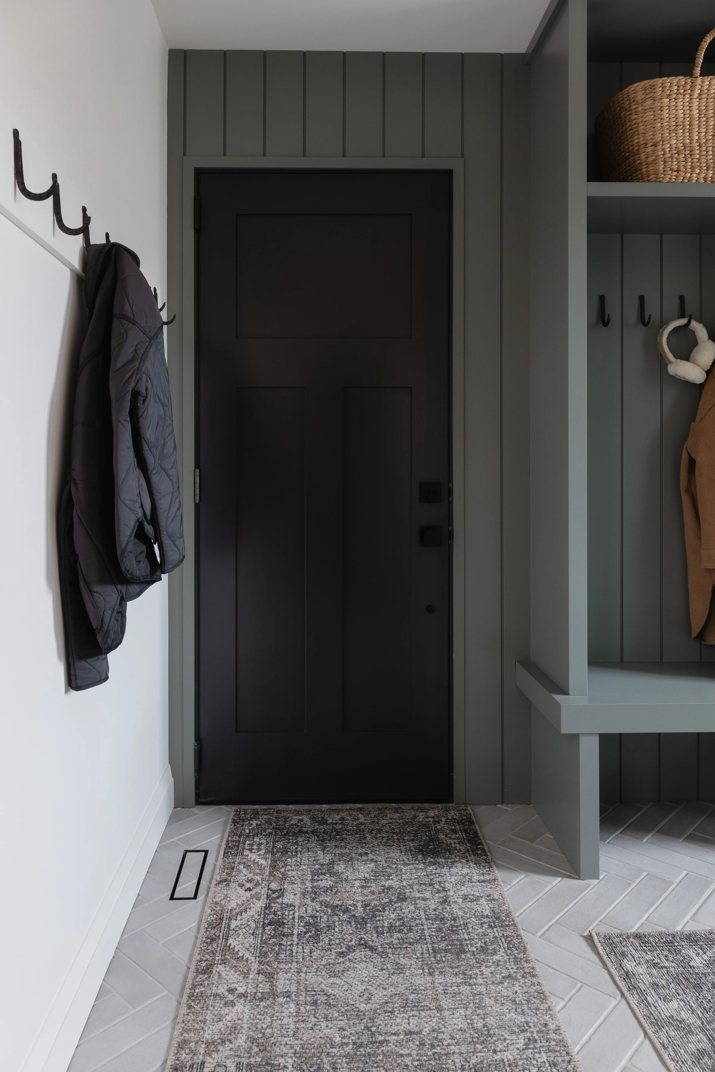 Winnipeg residential mudroom by Canvas Design Studio