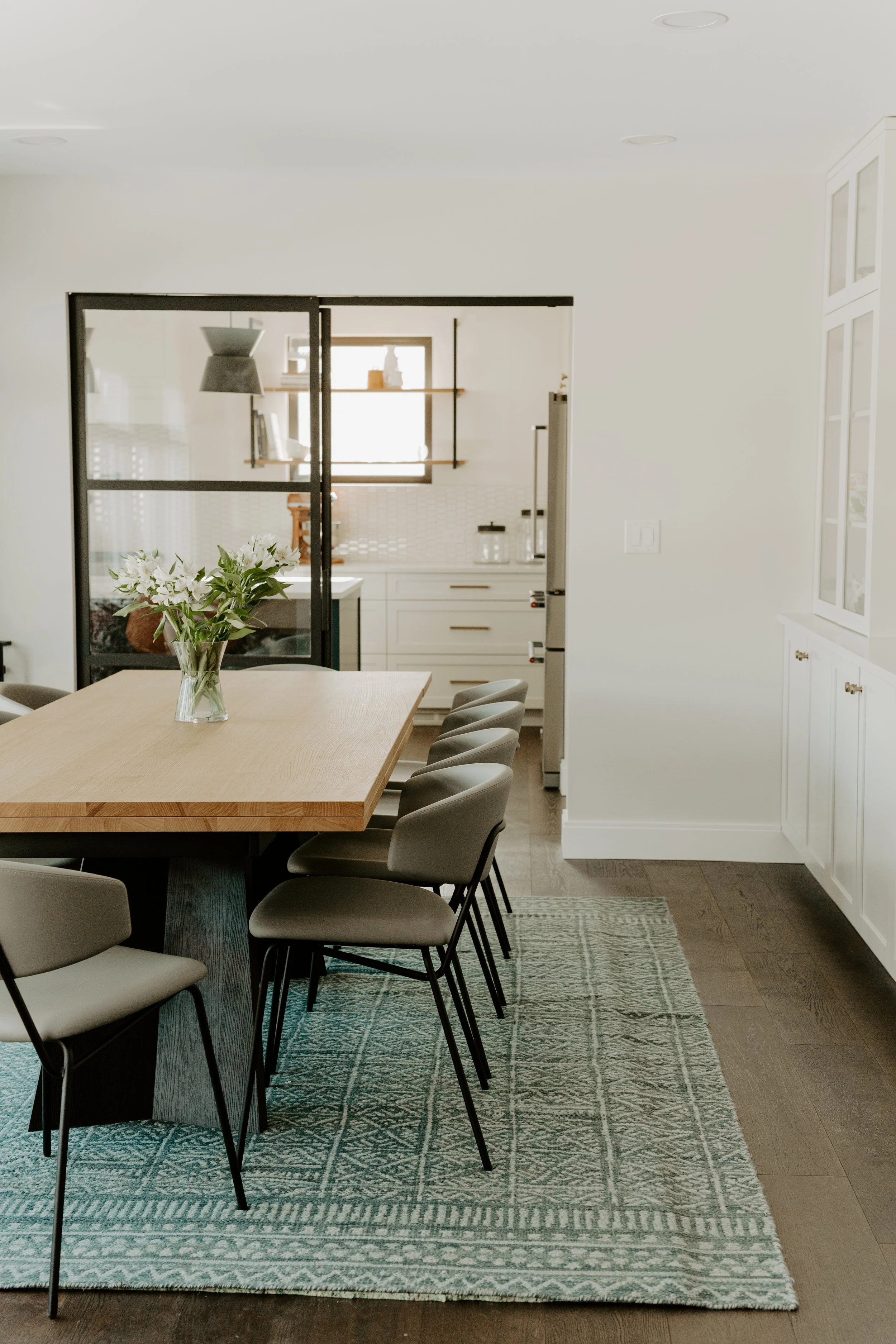 Winnipeg residential dining room by Canvas Design Studio