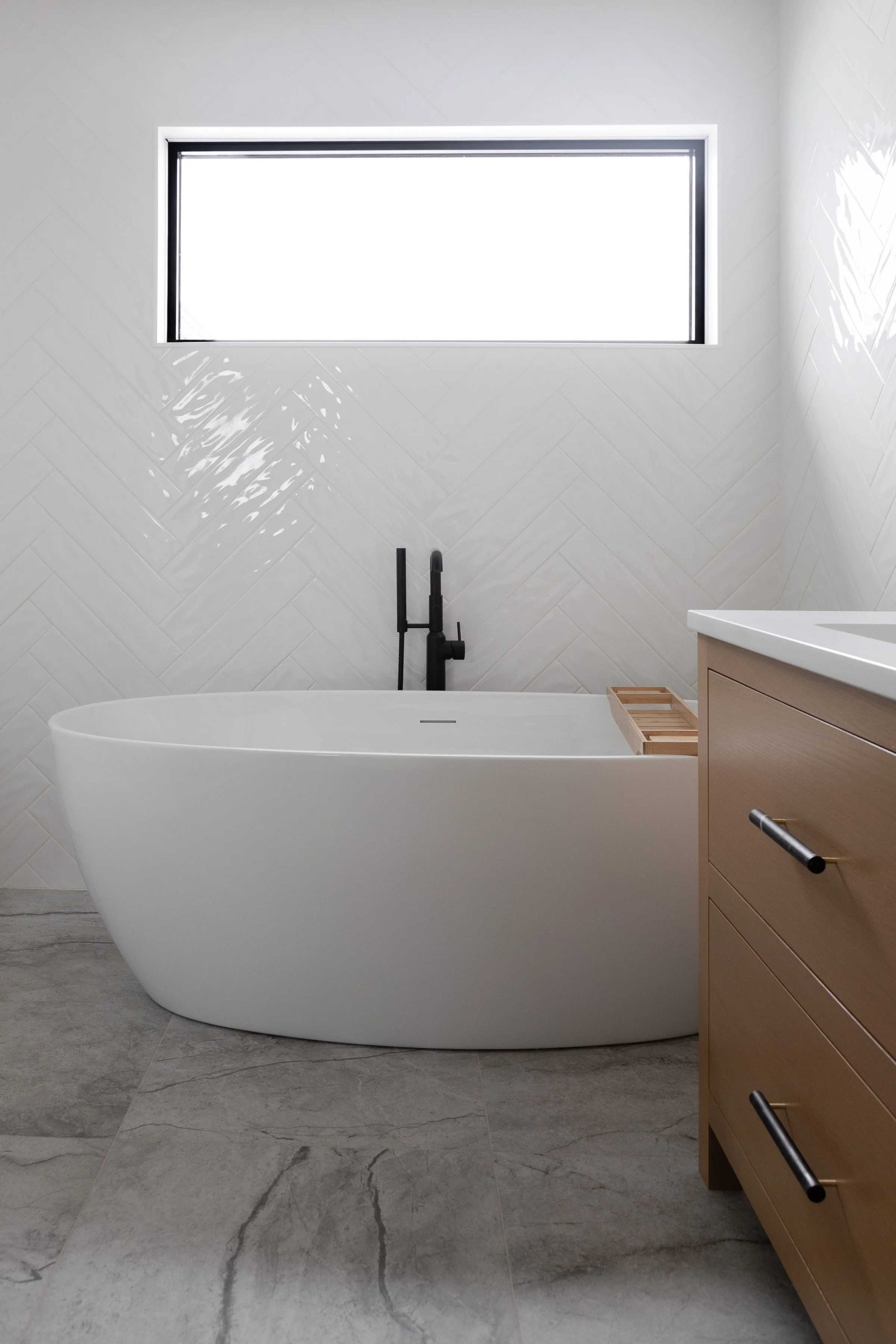 Winnipeg residential washroom by Canvas Design Studio