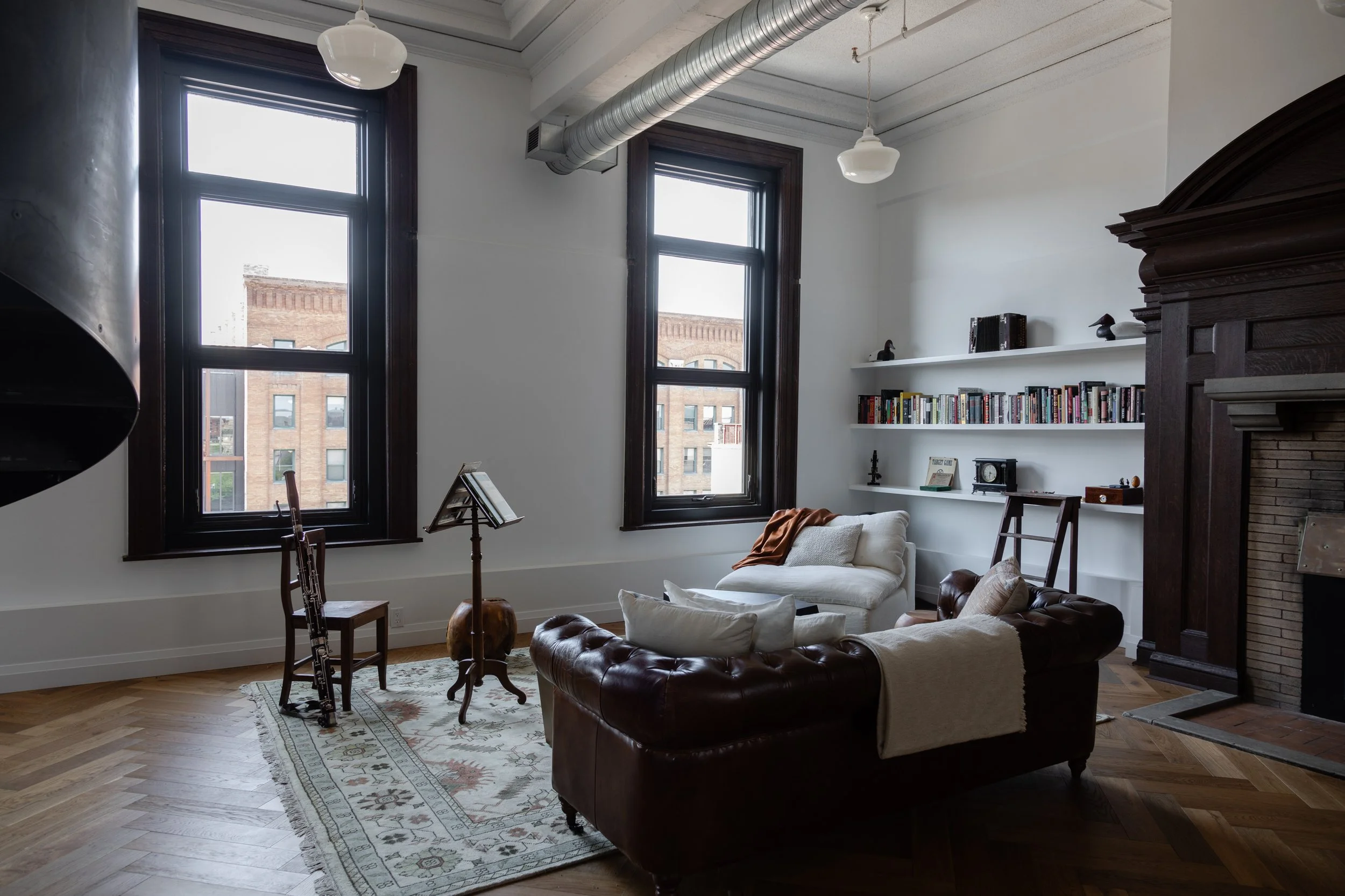 Winnipeg residential living room by Canvas Design Studio