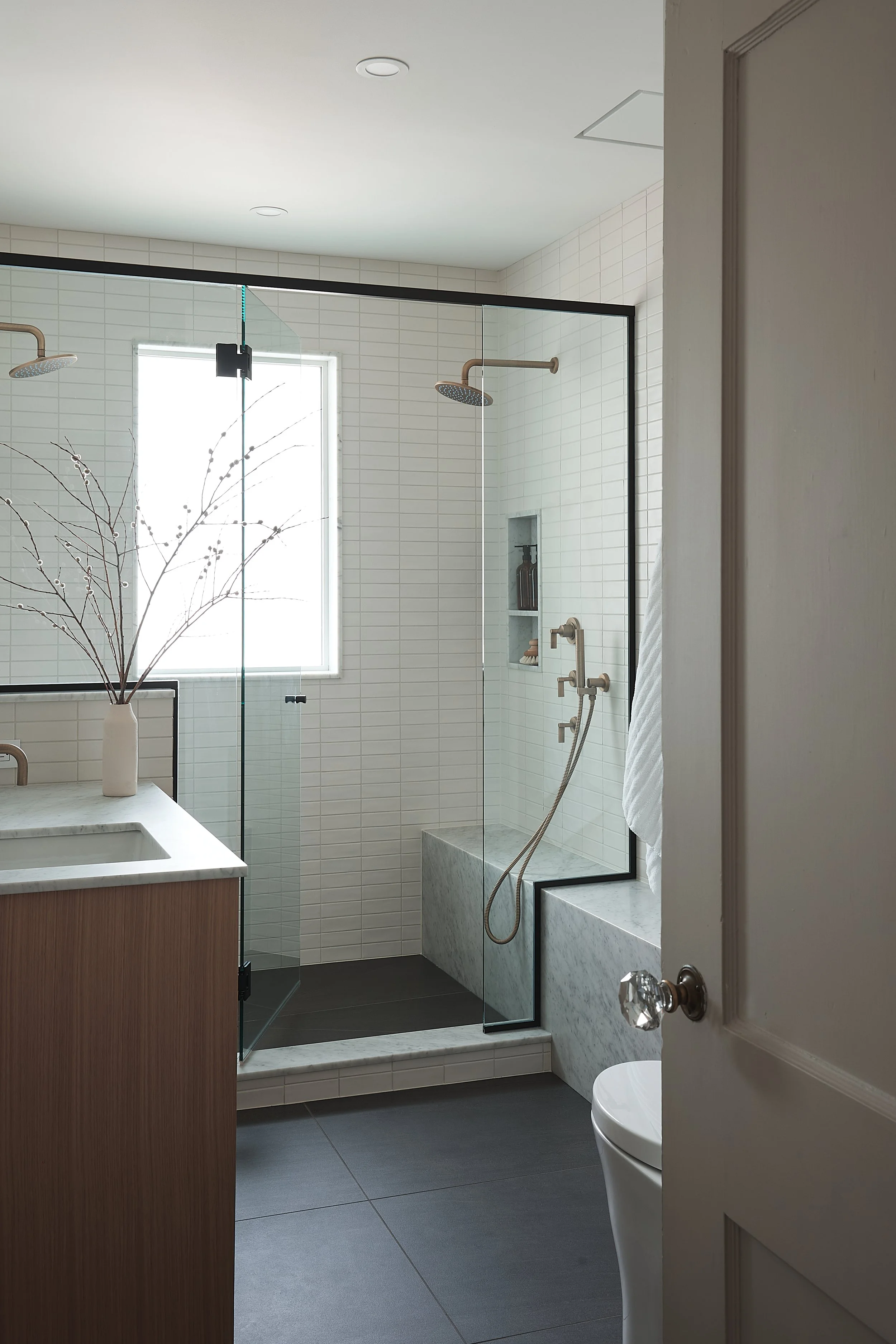 Winnipeg residential washroom by Canvas Design Studio