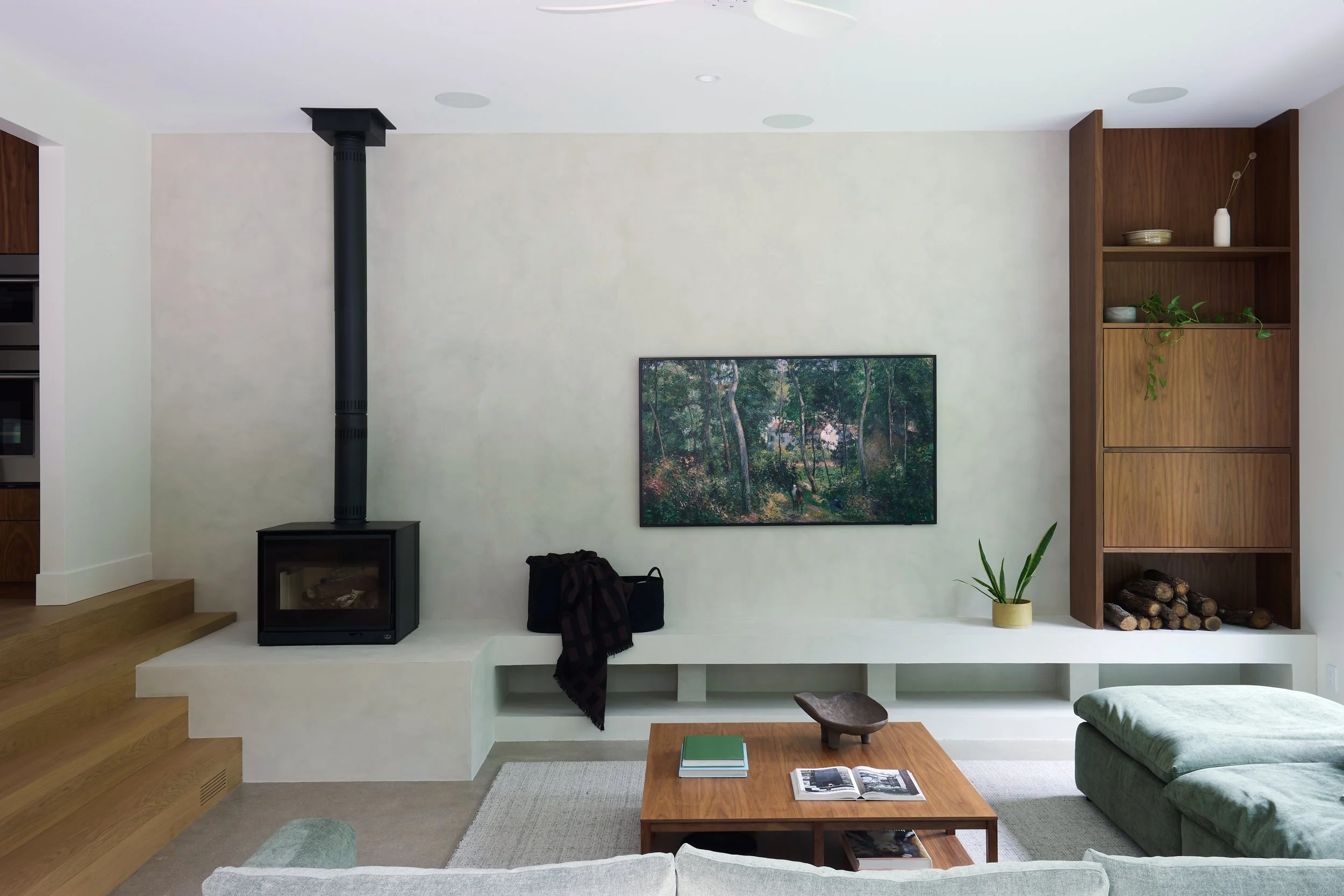 Winnipeg residential living room by Canvas Design Studio