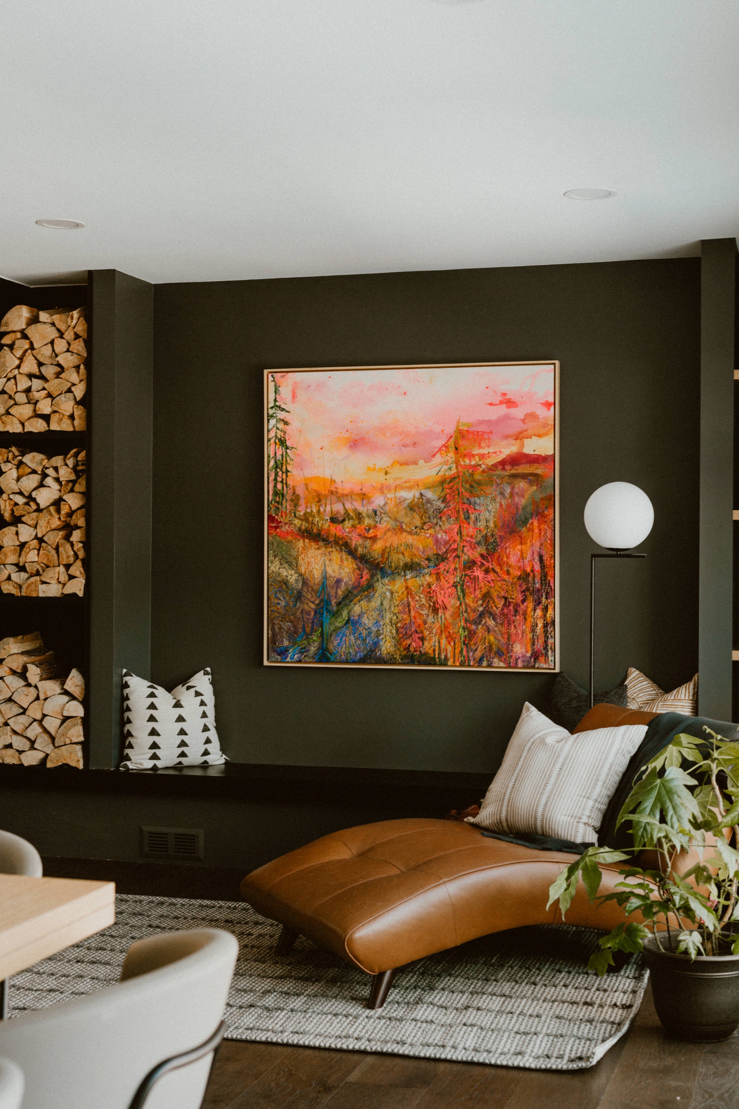 Winnipeg residential living room by Canvas Design Studio