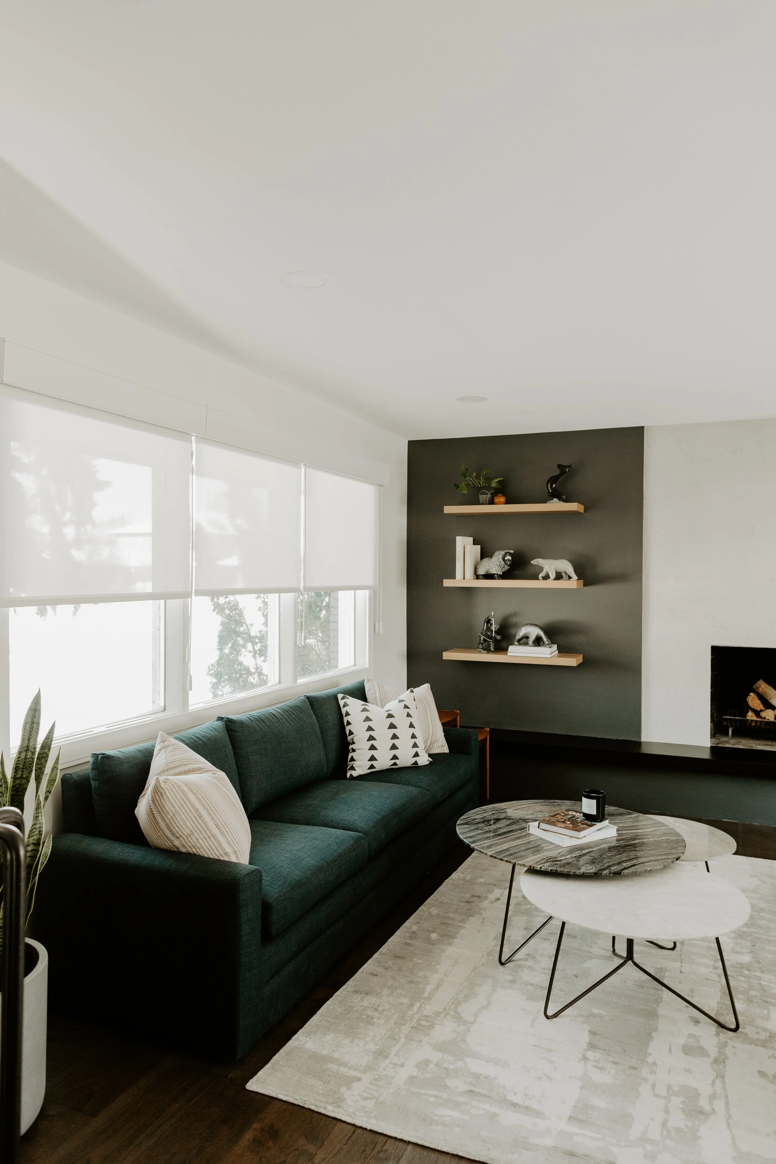 Winnipeg residential living room by Canvas Design Studio