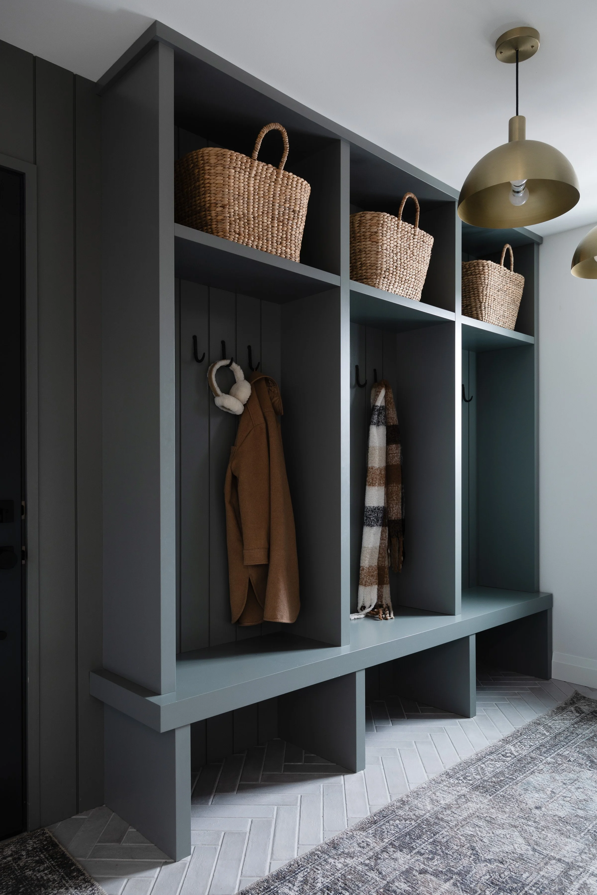 Winnipeg residential mudroom by Canvas Design Studio
