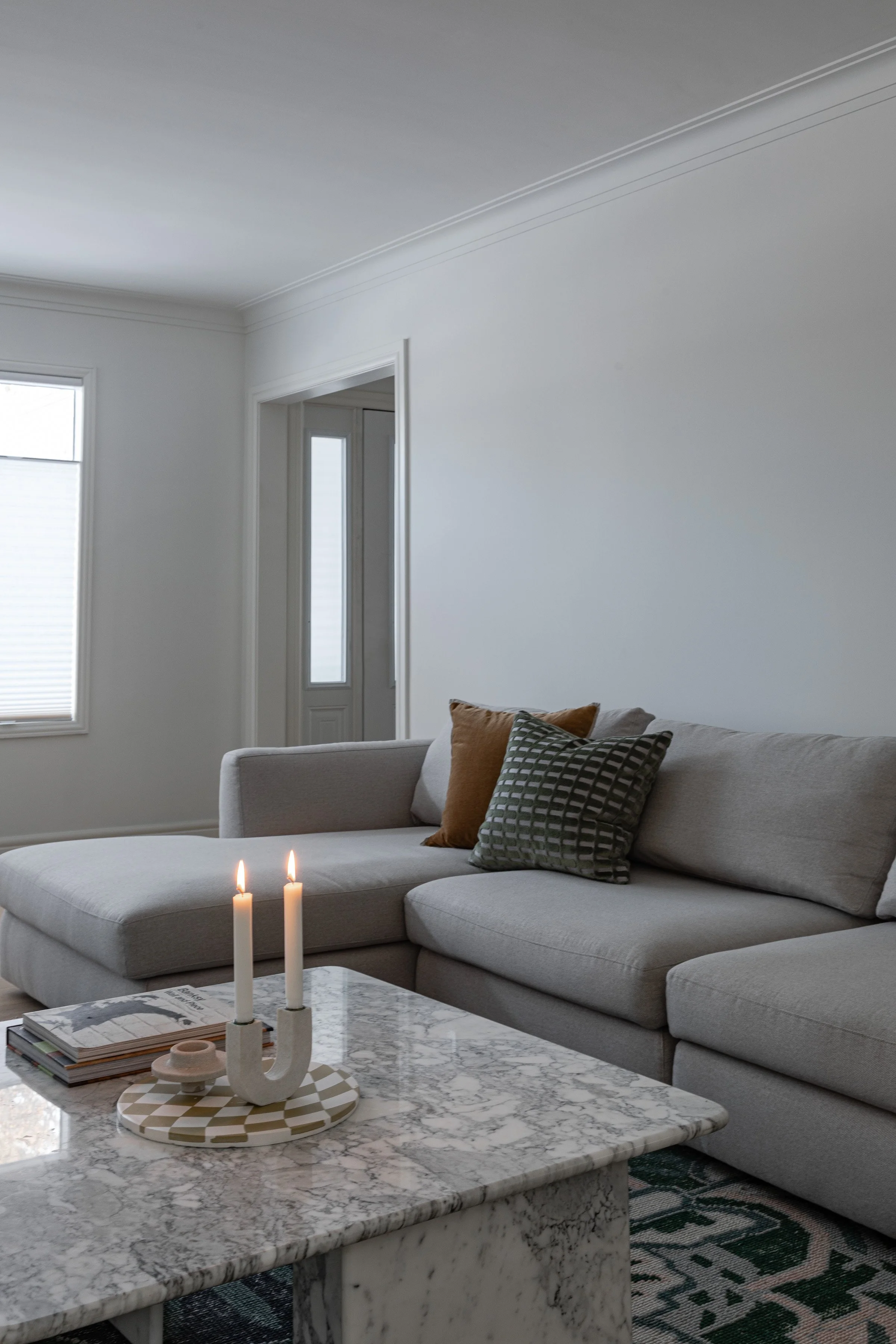 Winnipeg residential living room by Canvas Design Studio