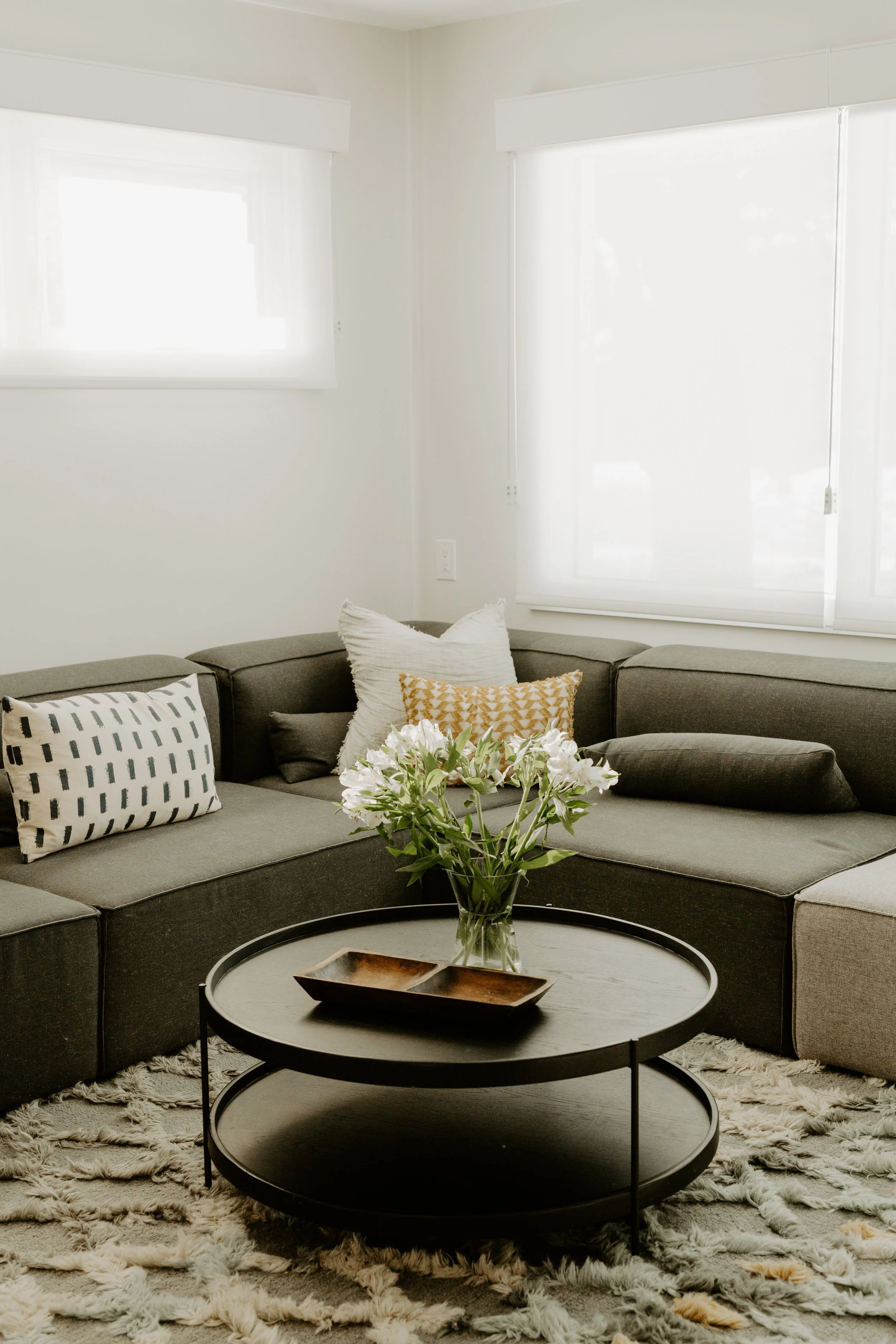 Winnipeg residential living room by Canvas Design Studio