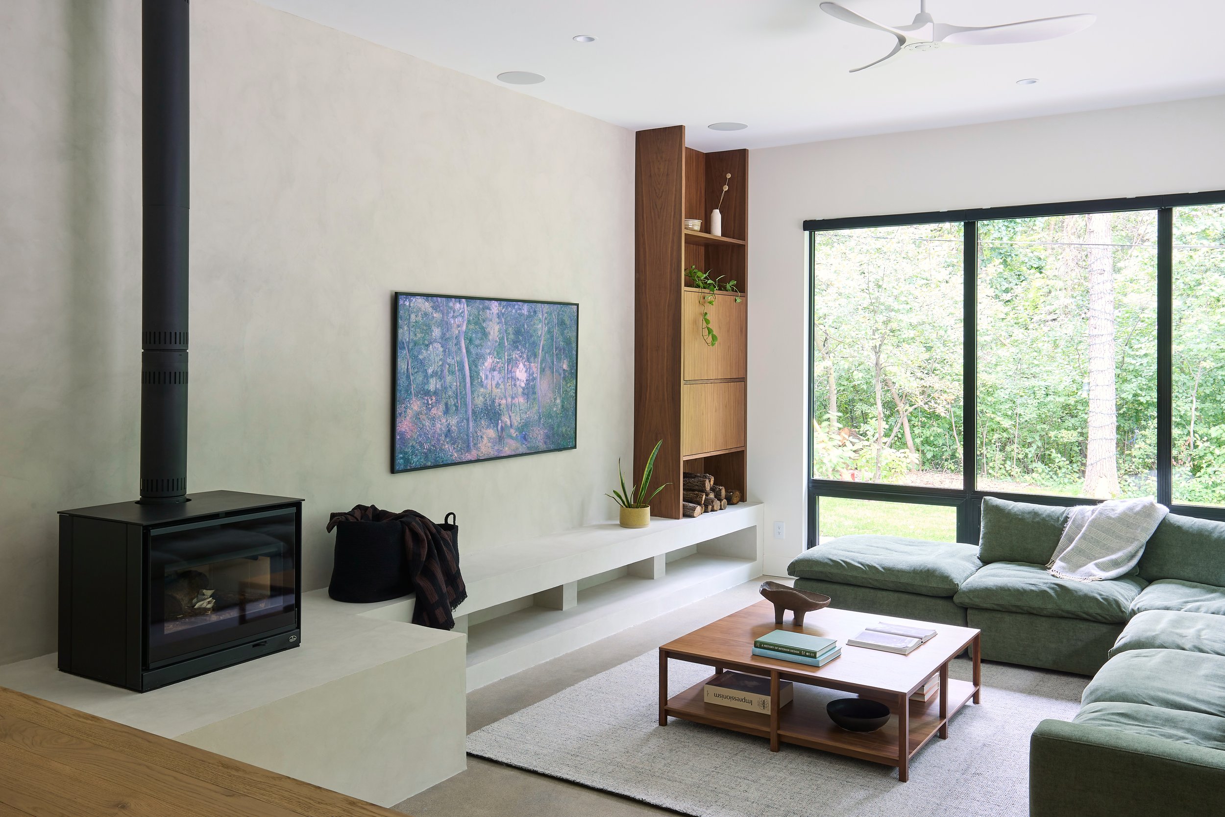 Winnipeg residential living room by Canvas Design Studio