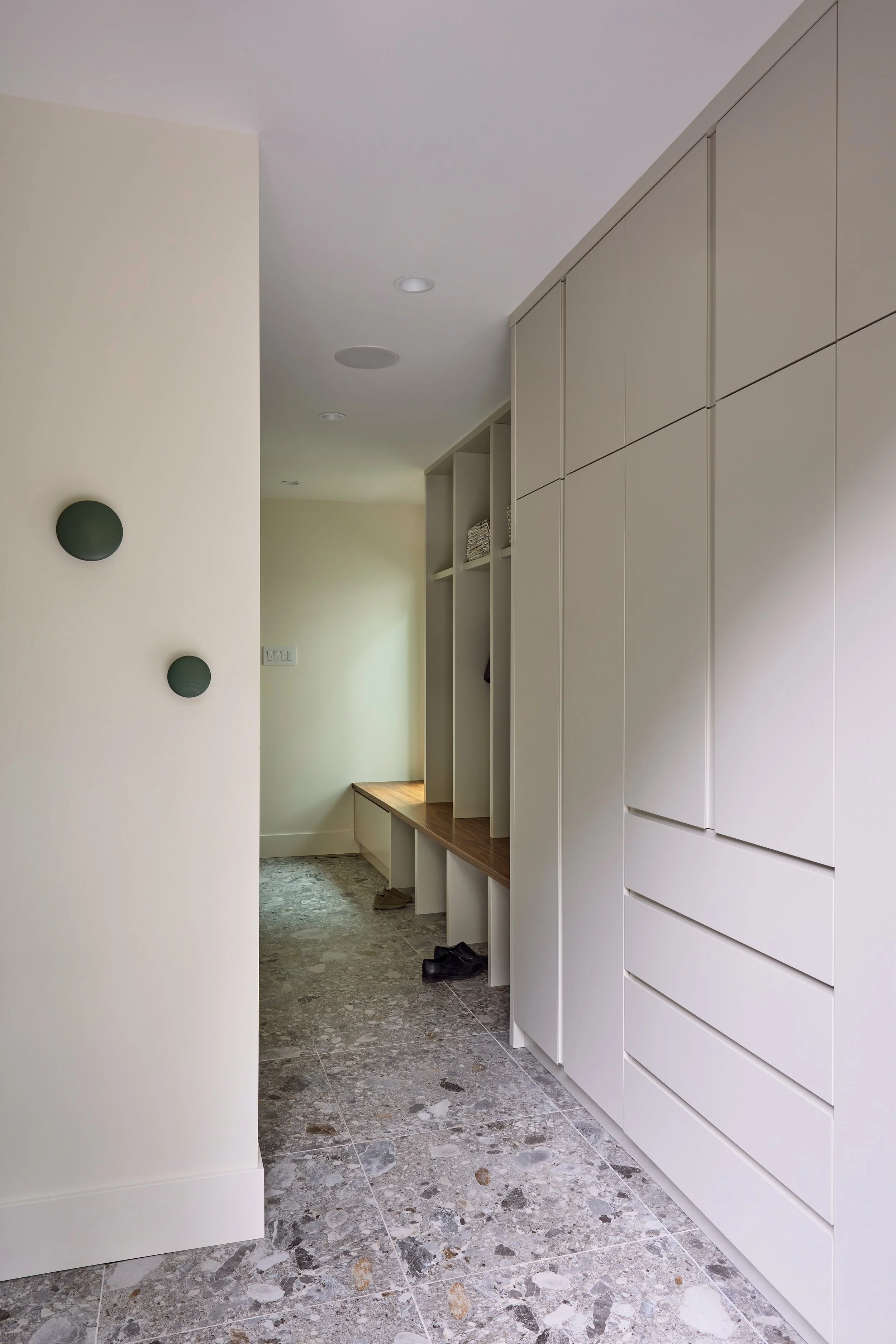 Winnipeg residential mudroom by Canvas Design Studio