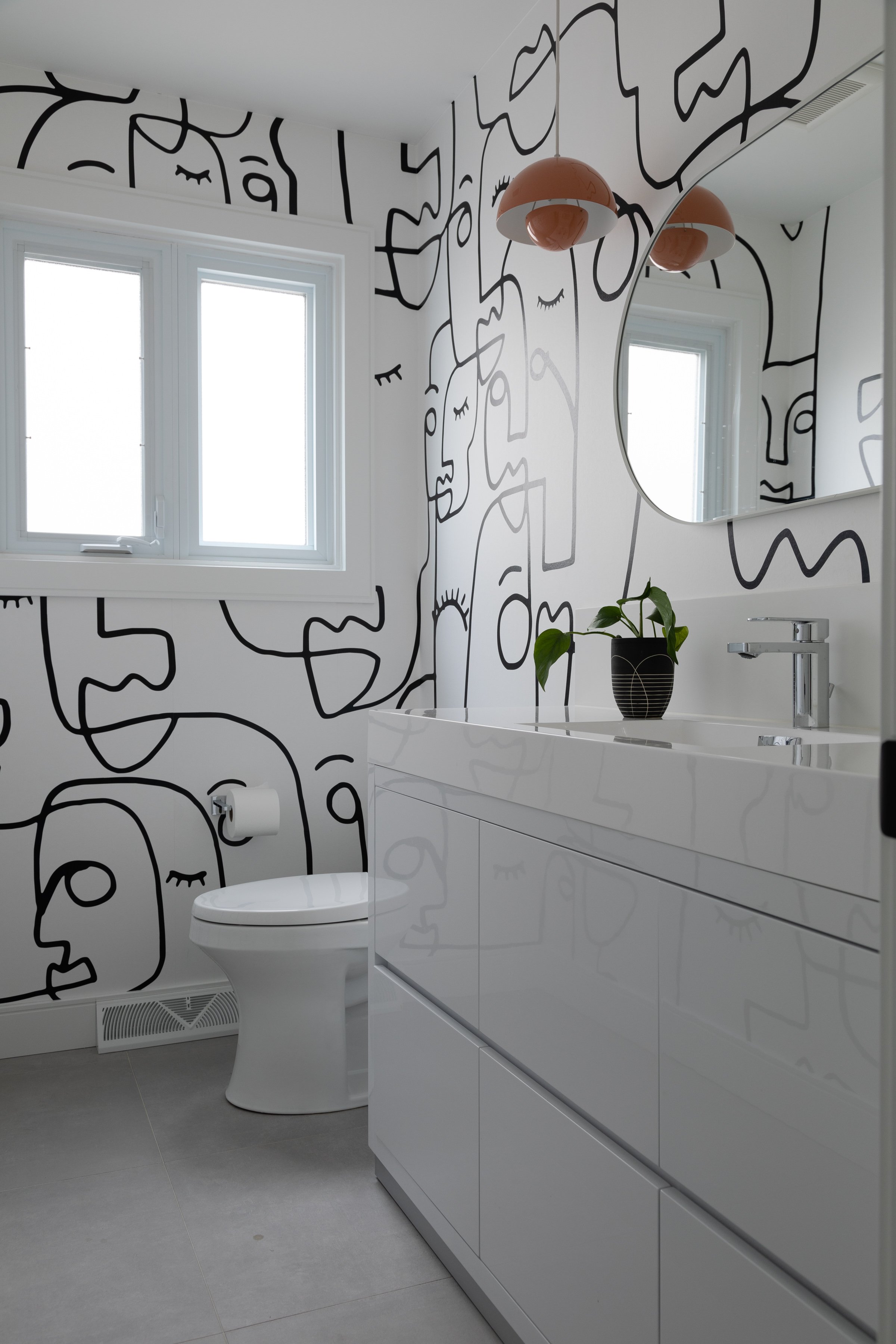Winnipeg residential washroom by Canvas Design Studio