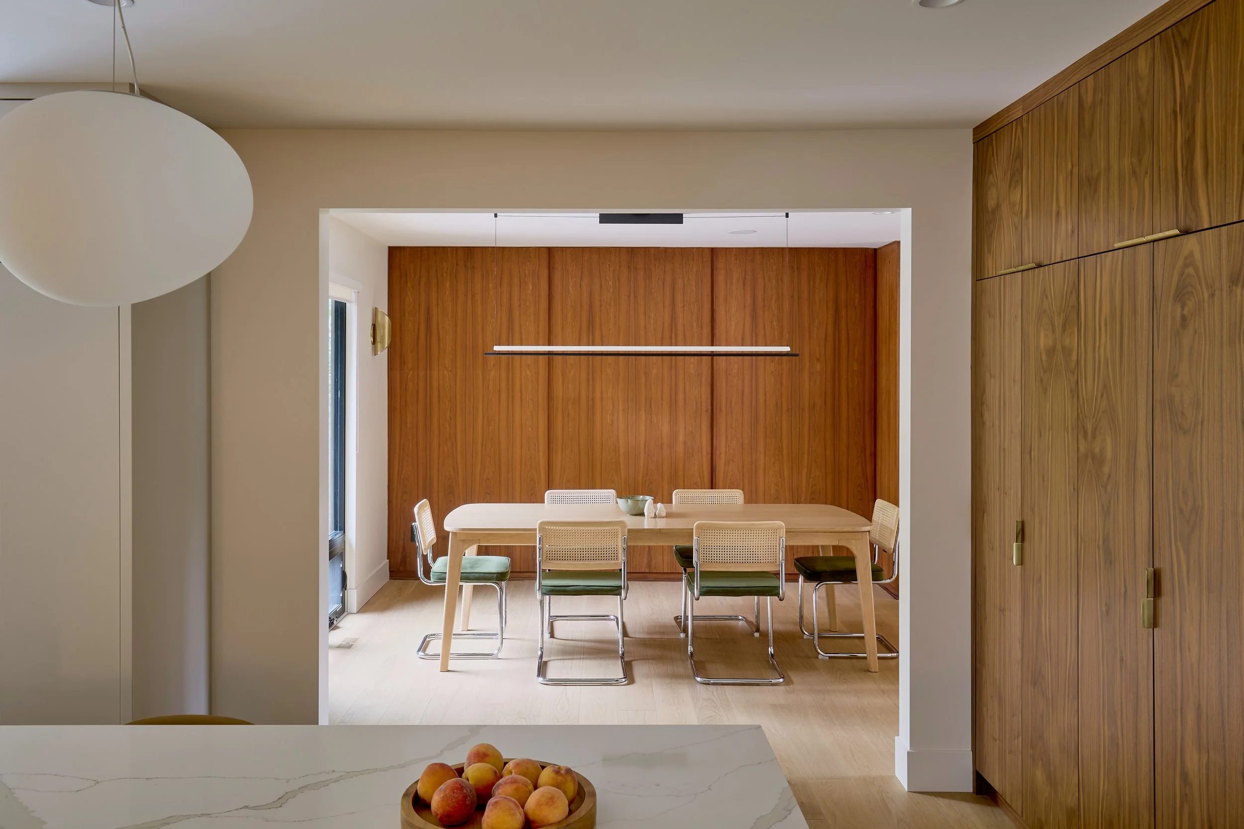 Winnipeg residential dining room by Canvas Design Studio