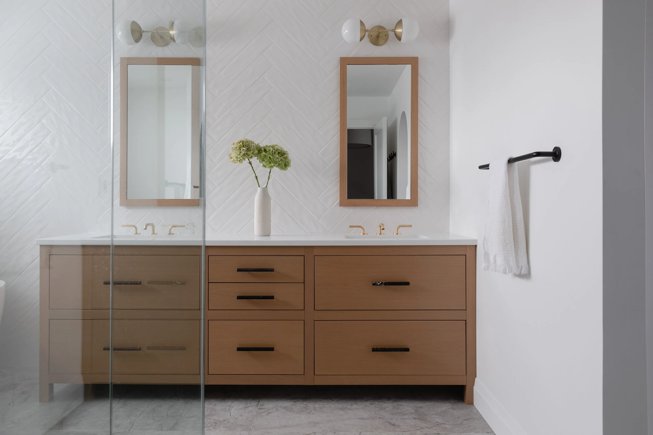 Winnipeg residential washroom by Canvas Design Studio