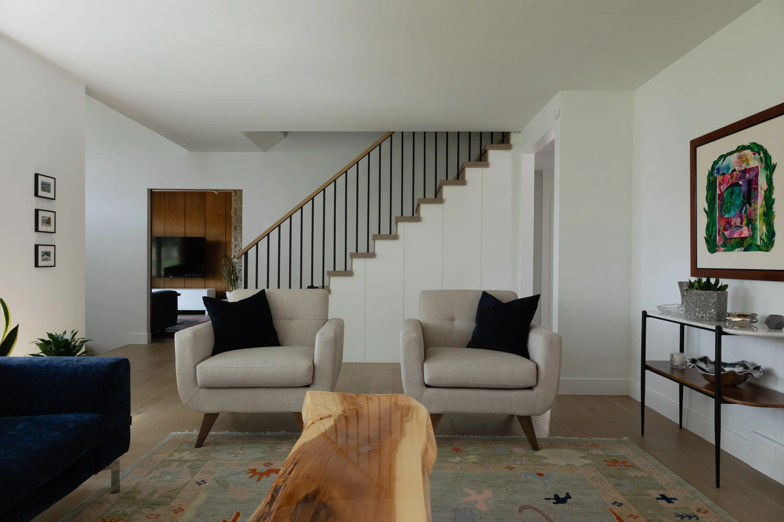 Winnipeg residential living room by Canvas Design Studio
