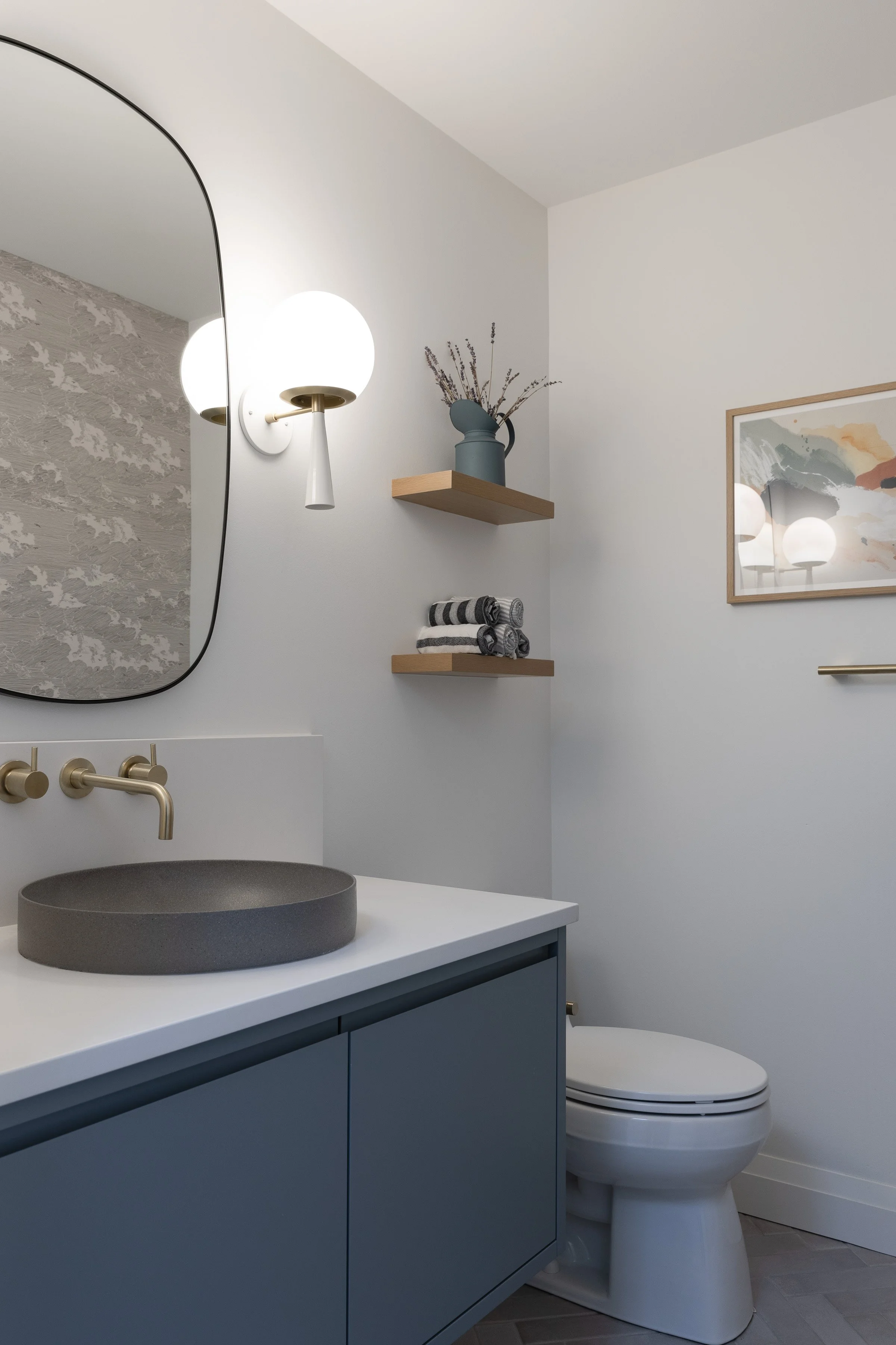 Winnipeg residential washroom by Canvas Design Studio
