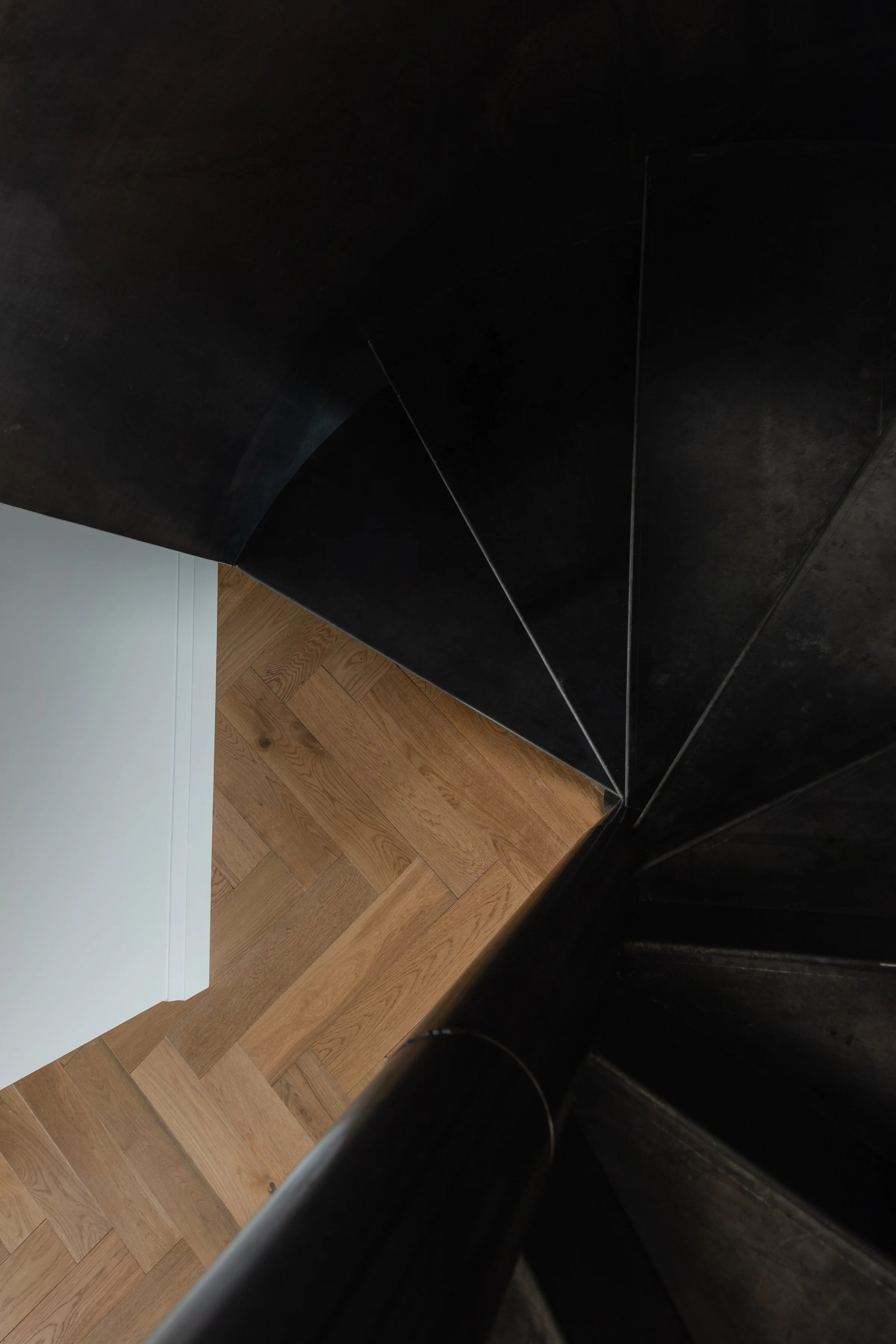 Winnipeg residential stairs by Canvas Design Studio