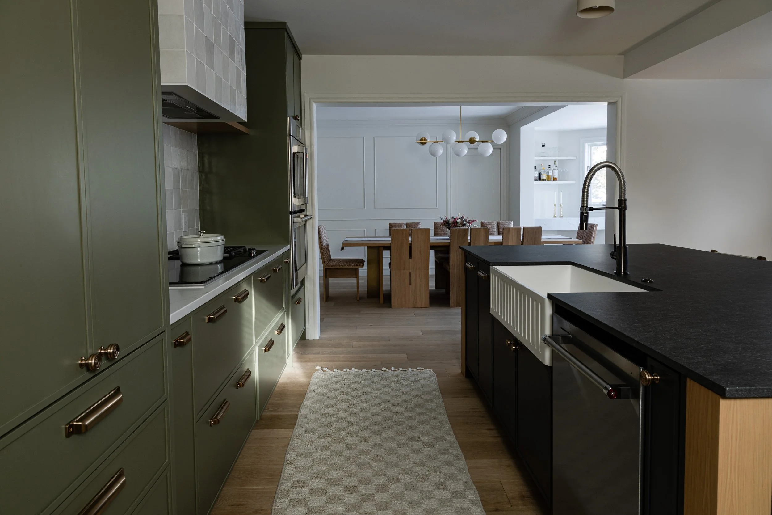 Winnipeg residential kitchen dining room by Canvas Design Studio